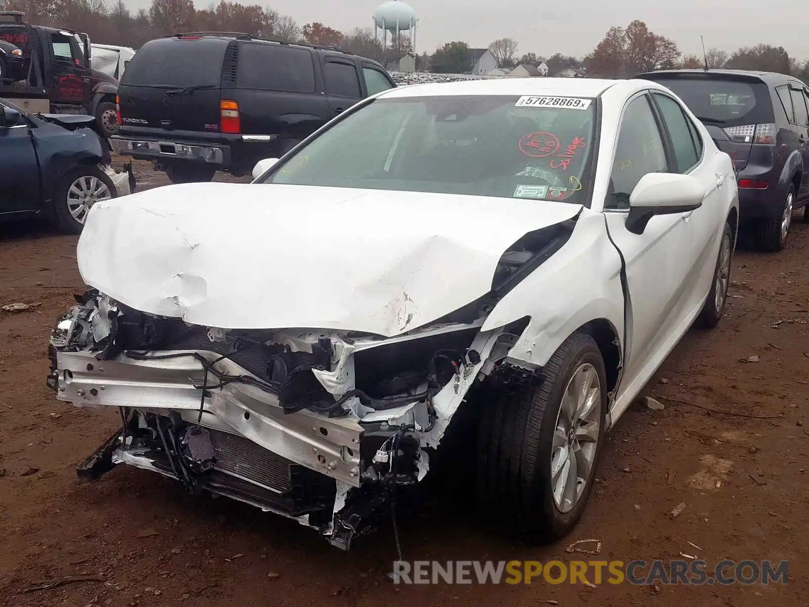 2 Photograph of a damaged car 4T1B11HK7KU230787 TOYOTA CAMRY 2019