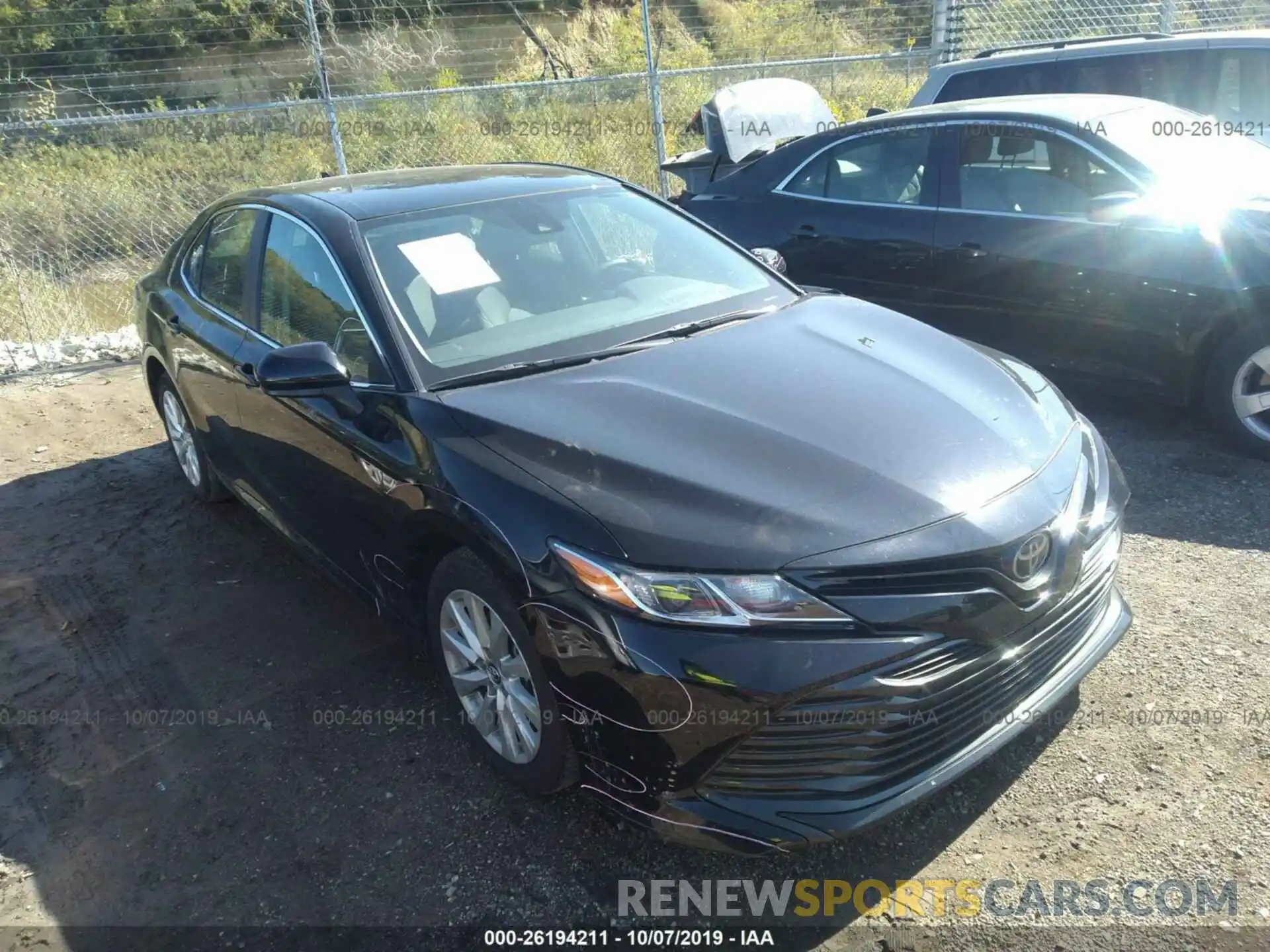 1 Photograph of a damaged car 4T1B11HK7KU231342 TOYOTA CAMRY 2019