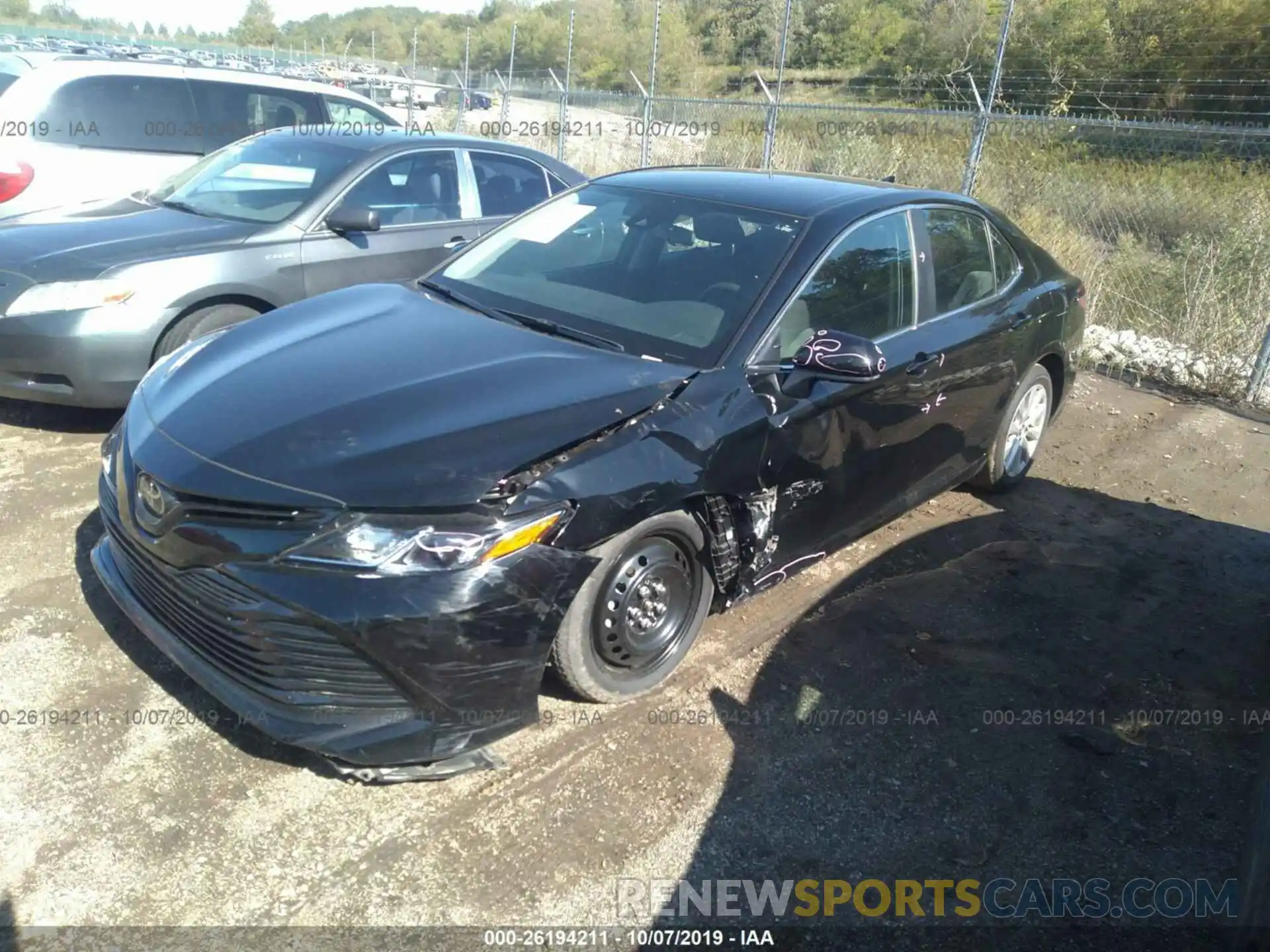 2 Photograph of a damaged car 4T1B11HK7KU231342 TOYOTA CAMRY 2019