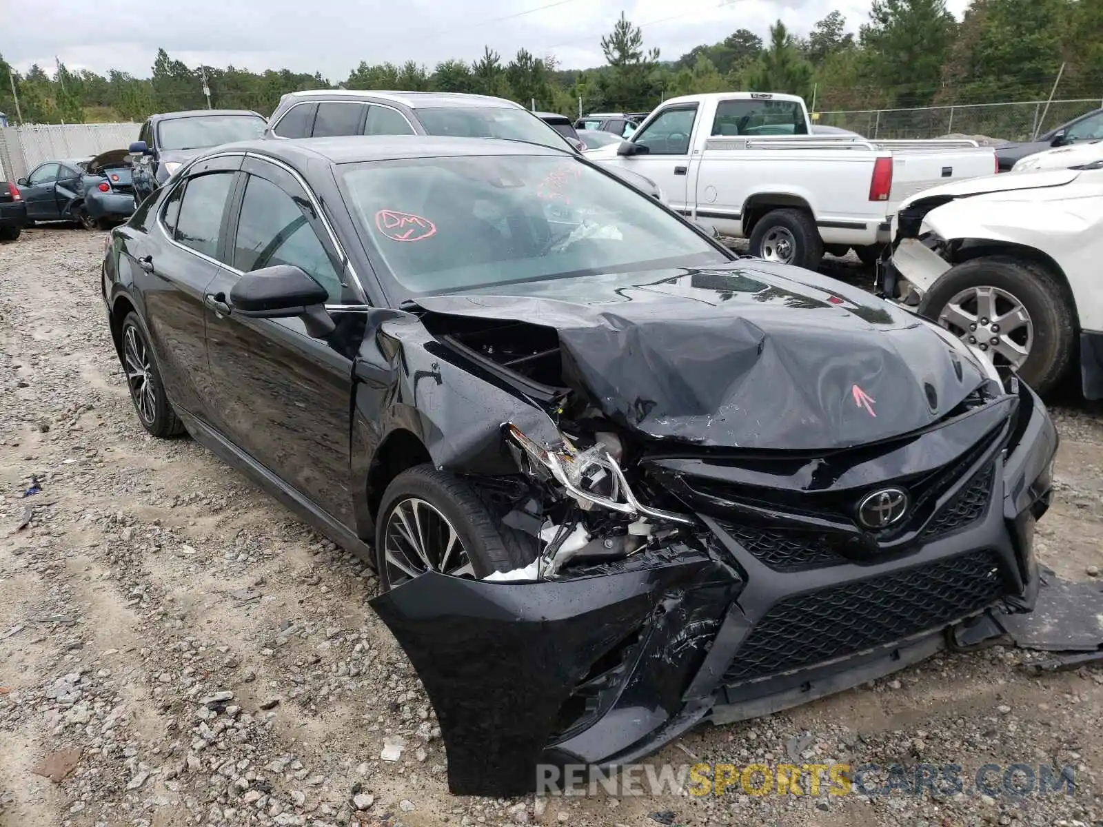 1 Photograph of a damaged car 4T1B11HK7KU231809 TOYOTA CAMRY 2019