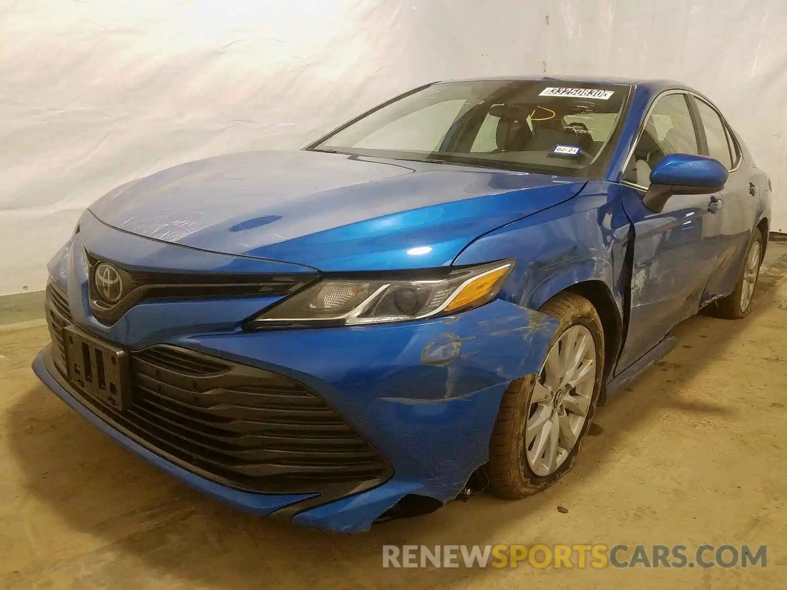 2 Photograph of a damaged car 4T1B11HK7KU233947 TOYOTA CAMRY 2019