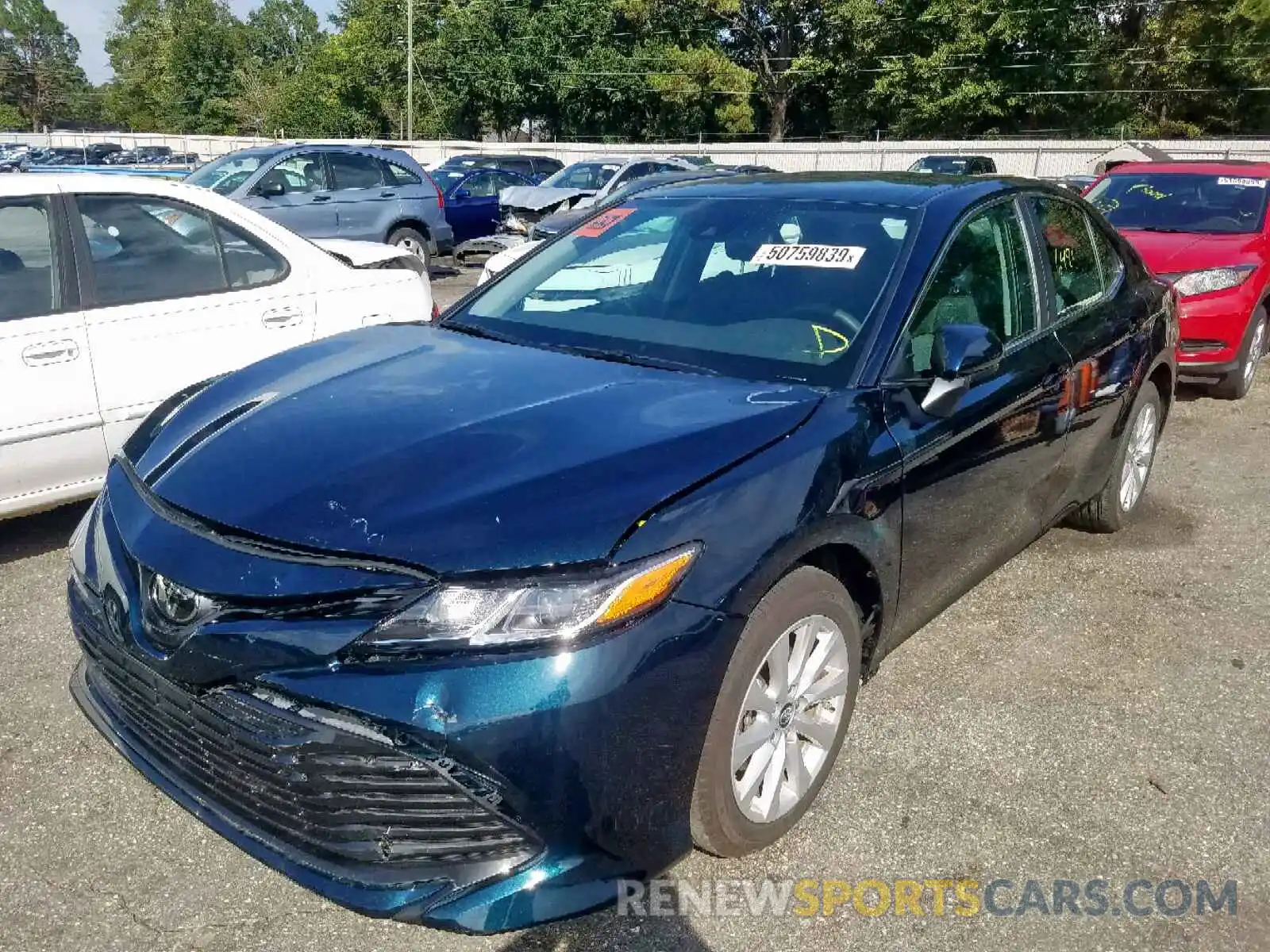 2 Photograph of a damaged car 4T1B11HK7KU233978 TOYOTA CAMRY 2019