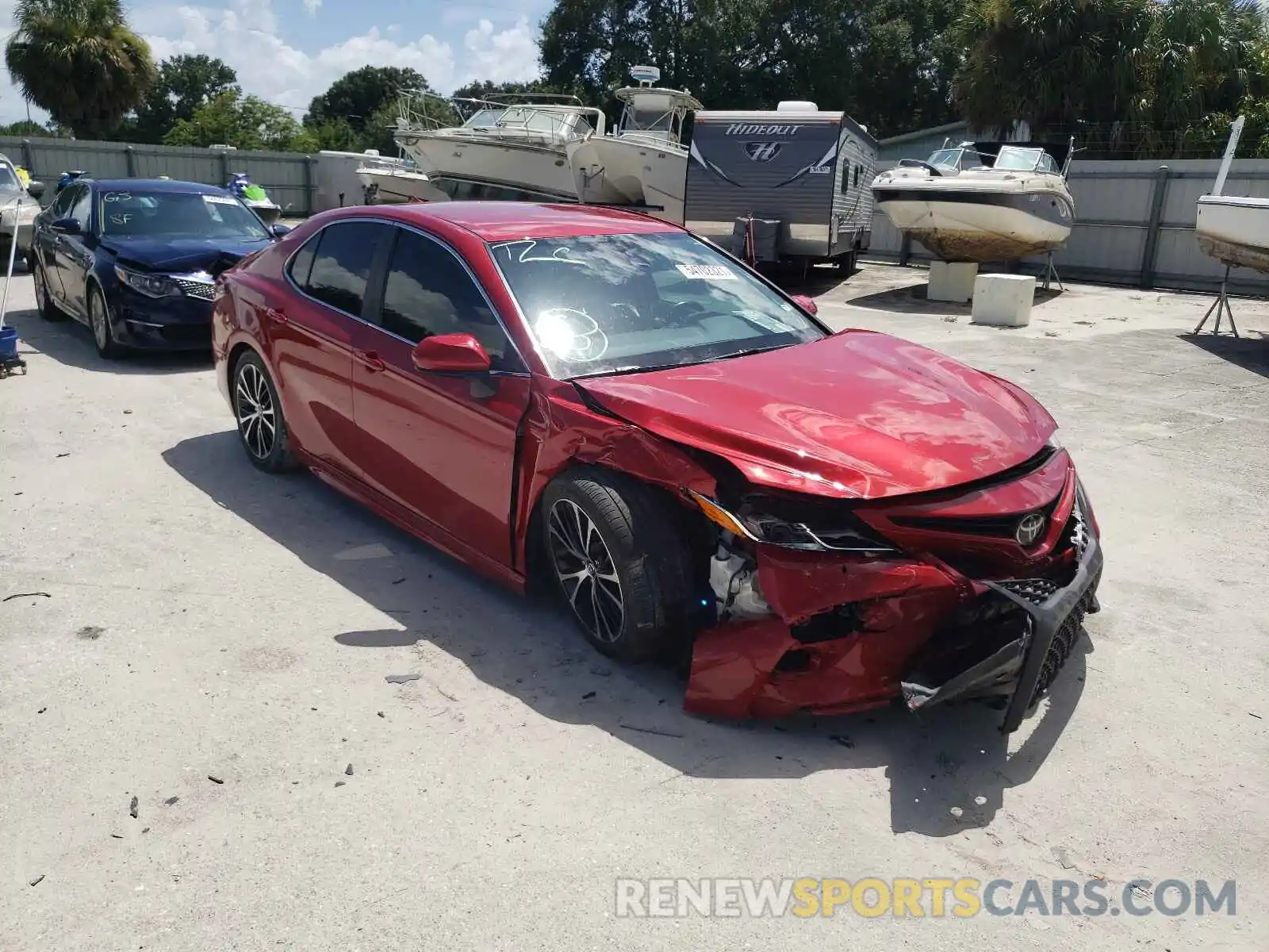 1 Photograph of a damaged car 4T1B11HK7KU234158 TOYOTA CAMRY 2019