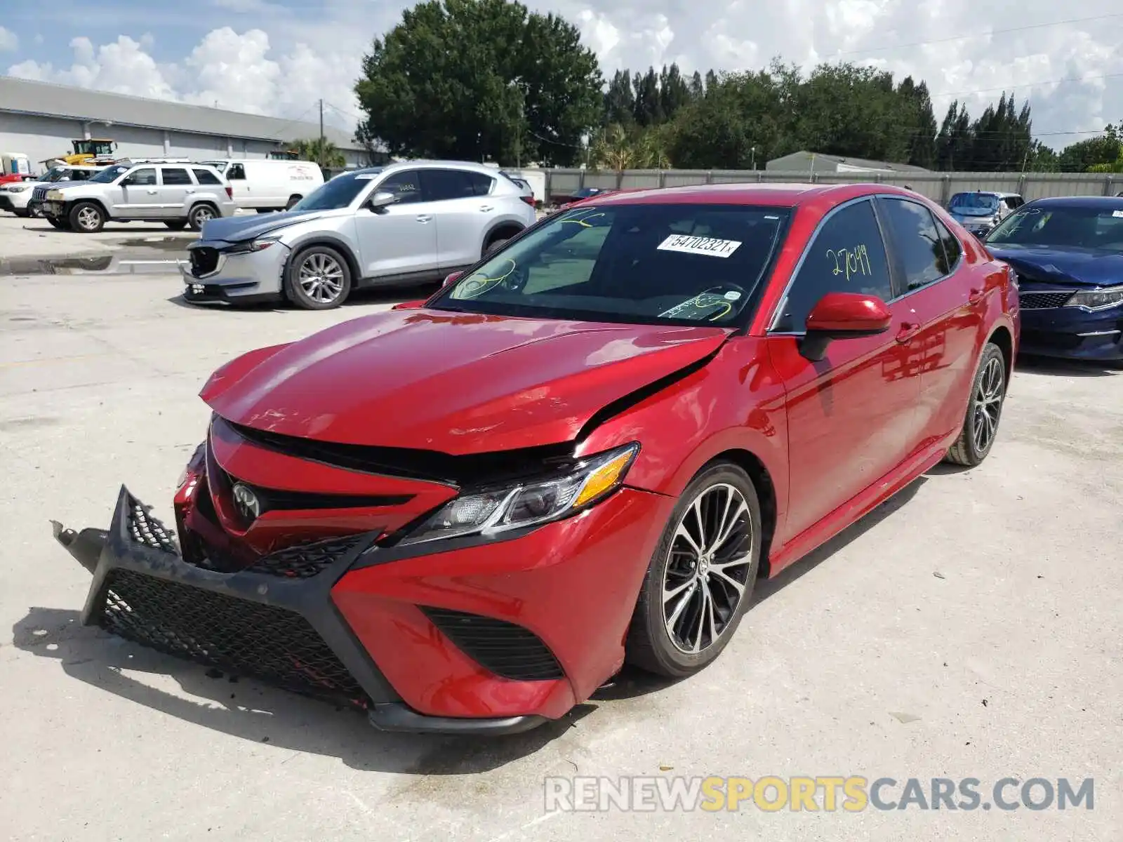 2 Photograph of a damaged car 4T1B11HK7KU234158 TOYOTA CAMRY 2019