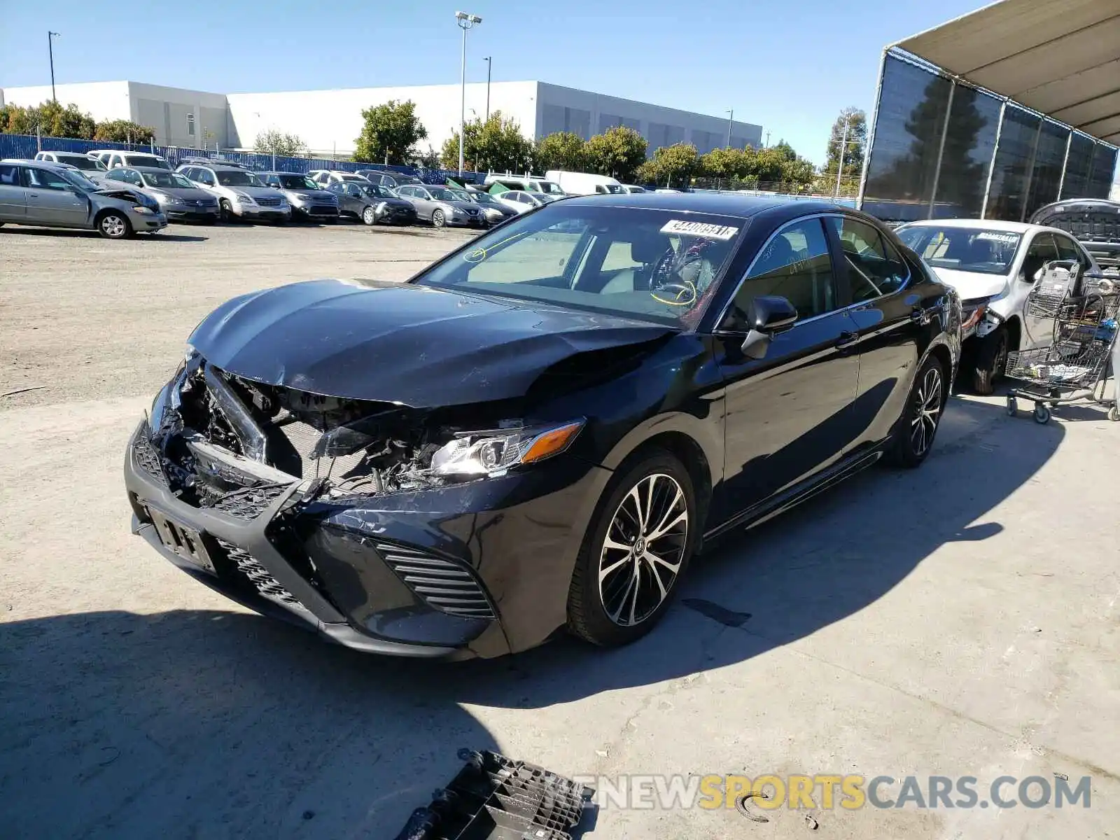 2 Photograph of a damaged car 4T1B11HK7KU235861 TOYOTA CAMRY 2019