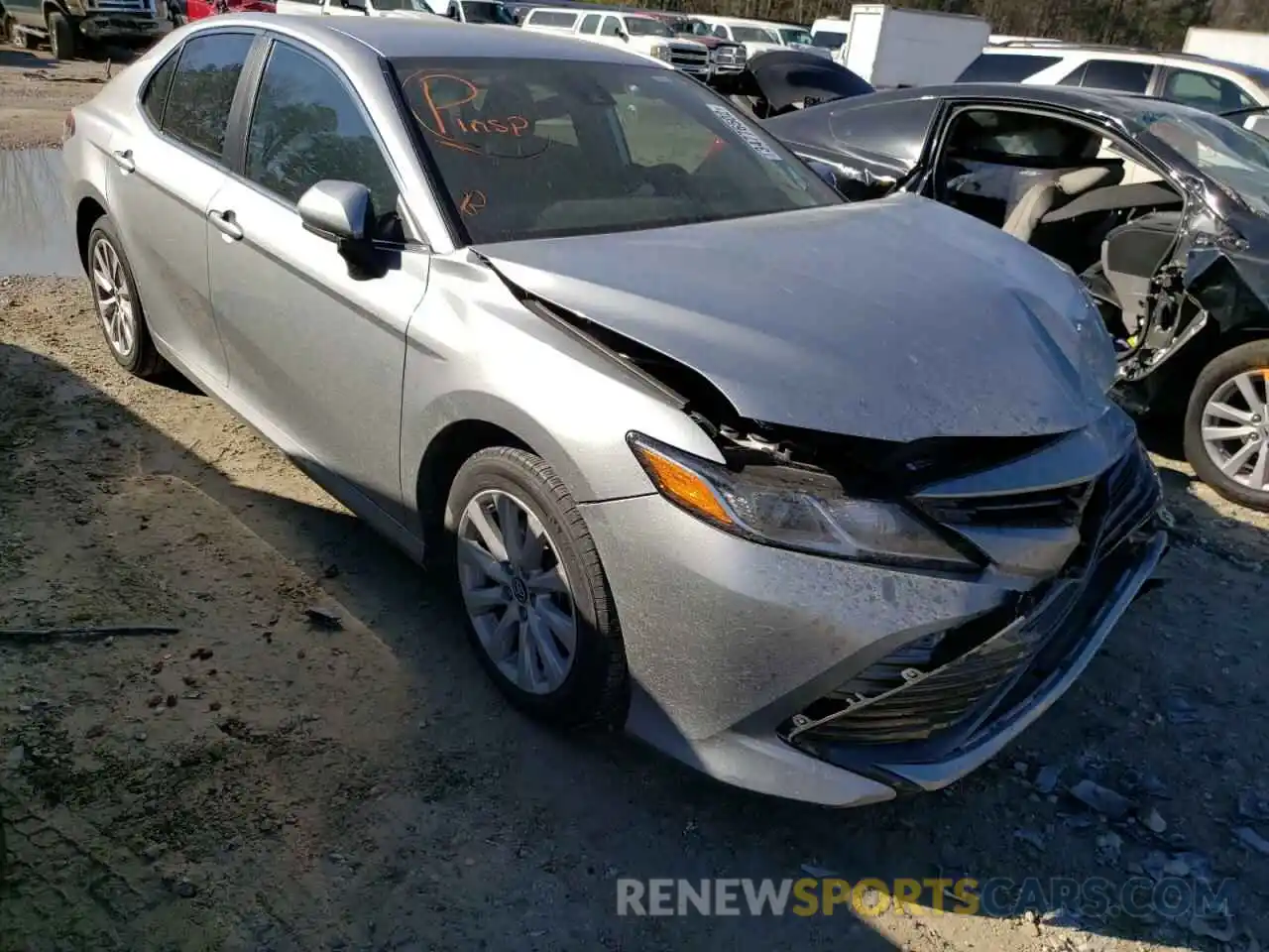 1 Photograph of a damaged car 4T1B11HK7KU236718 TOYOTA CAMRY 2019