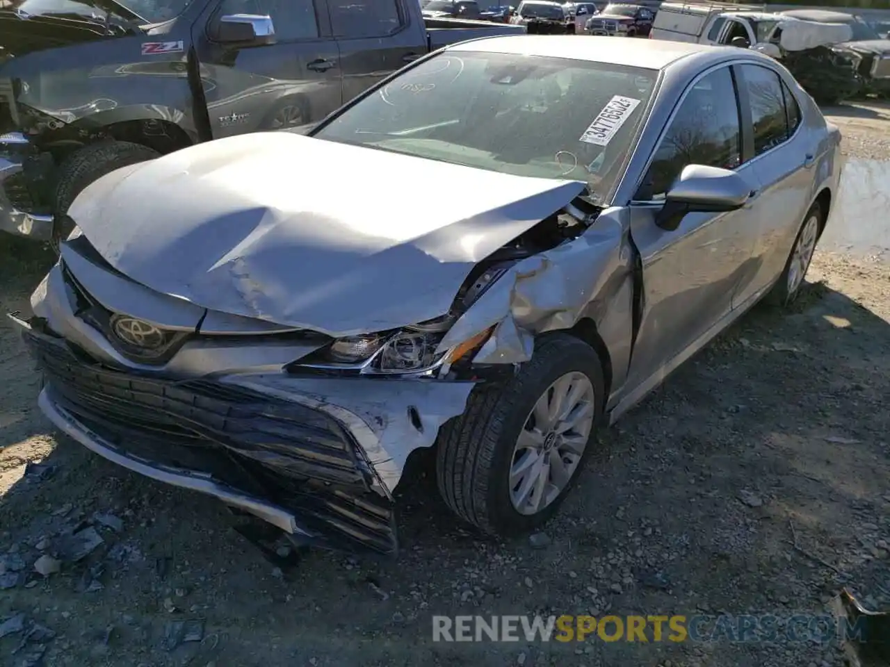 2 Photograph of a damaged car 4T1B11HK7KU236718 TOYOTA CAMRY 2019