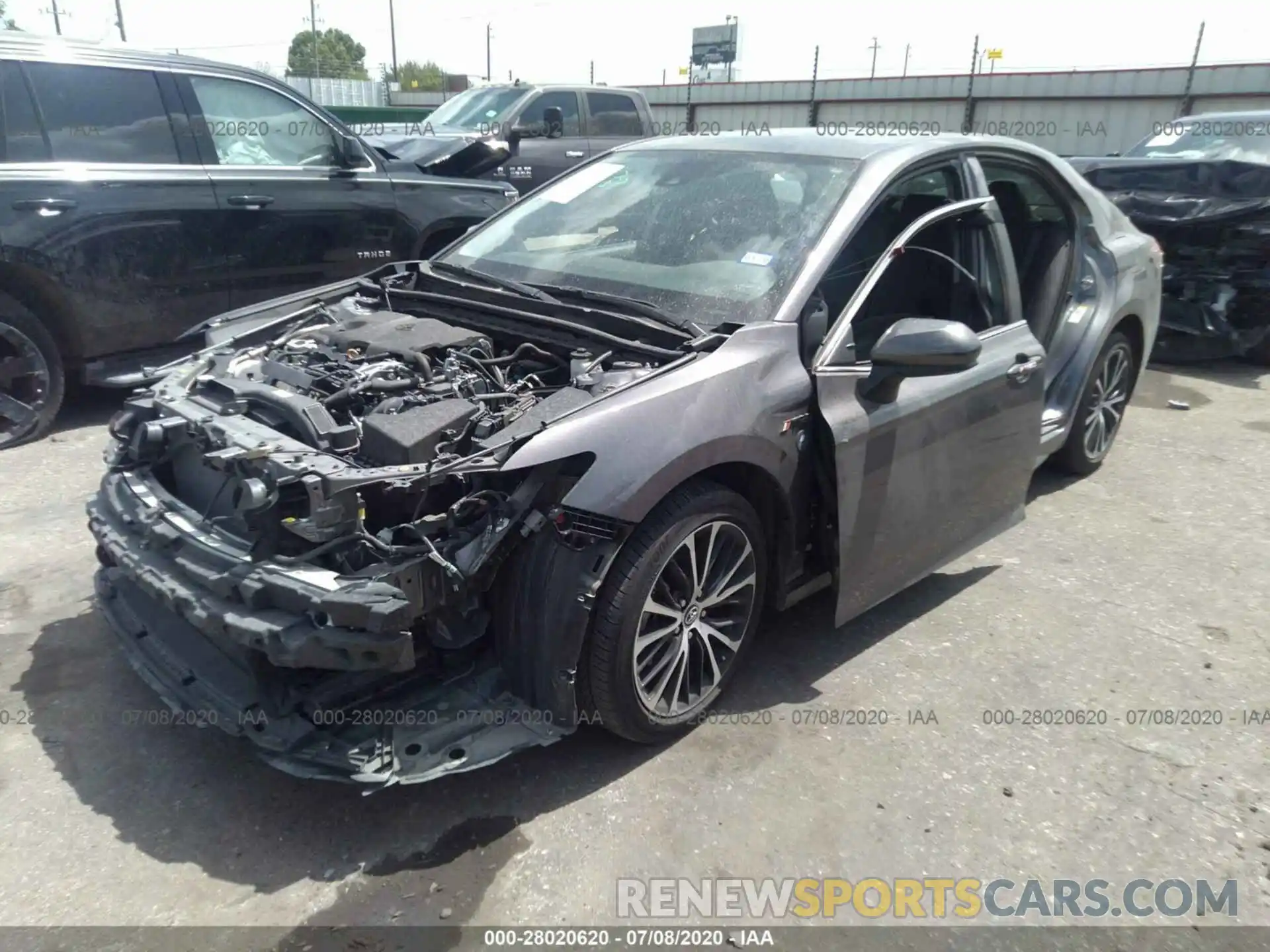 2 Photograph of a damaged car 4T1B11HK7KU237013 TOYOTA CAMRY 2019