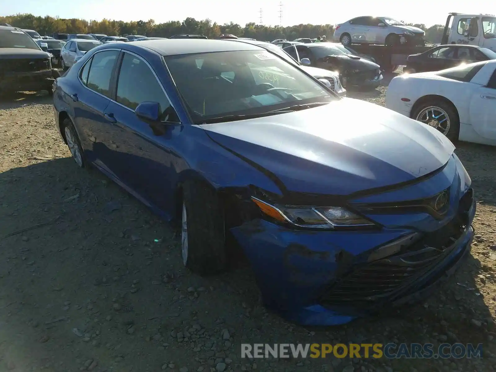 1 Photograph of a damaged car 4T1B11HK7KU237464 TOYOTA CAMRY 2019