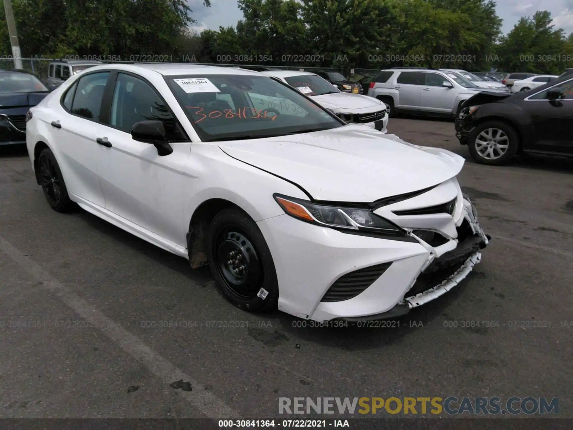 1 Photograph of a damaged car 4T1B11HK7KU237593 TOYOTA CAMRY 2019