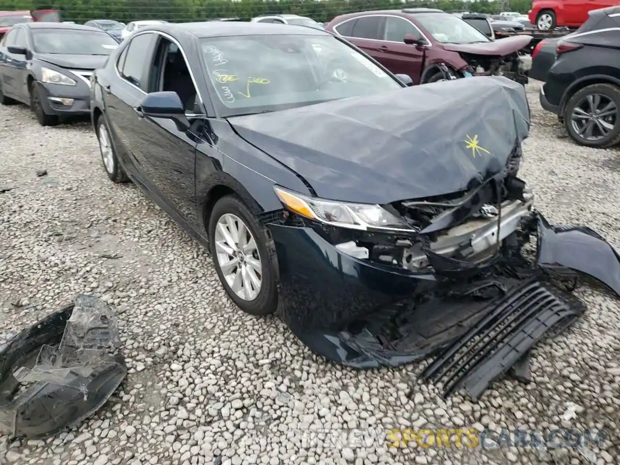 1 Photograph of a damaged car 4T1B11HK7KU237836 TOYOTA CAMRY 2019