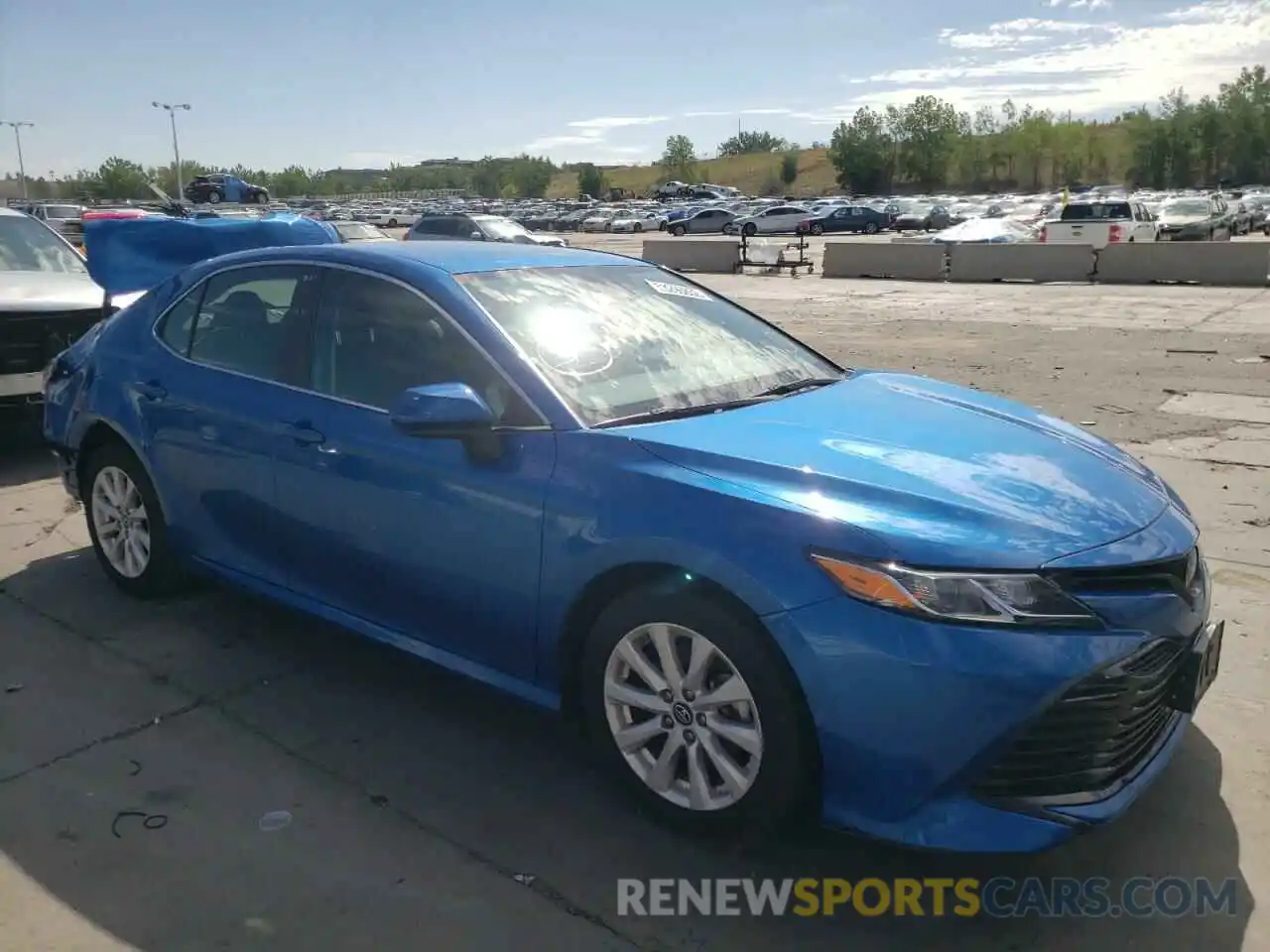 1 Photograph of a damaged car 4T1B11HK7KU238145 TOYOTA CAMRY 2019