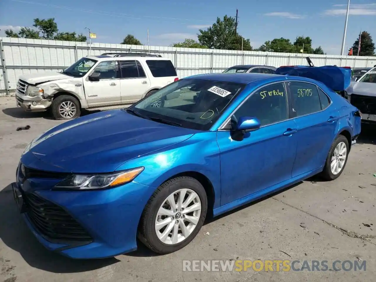 2 Photograph of a damaged car 4T1B11HK7KU238145 TOYOTA CAMRY 2019