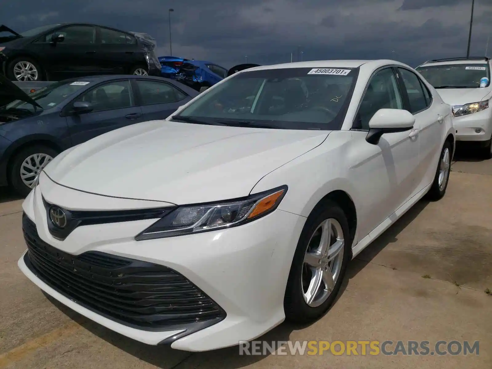 2 Photograph of a damaged car 4T1B11HK7KU239084 TOYOTA CAMRY 2019