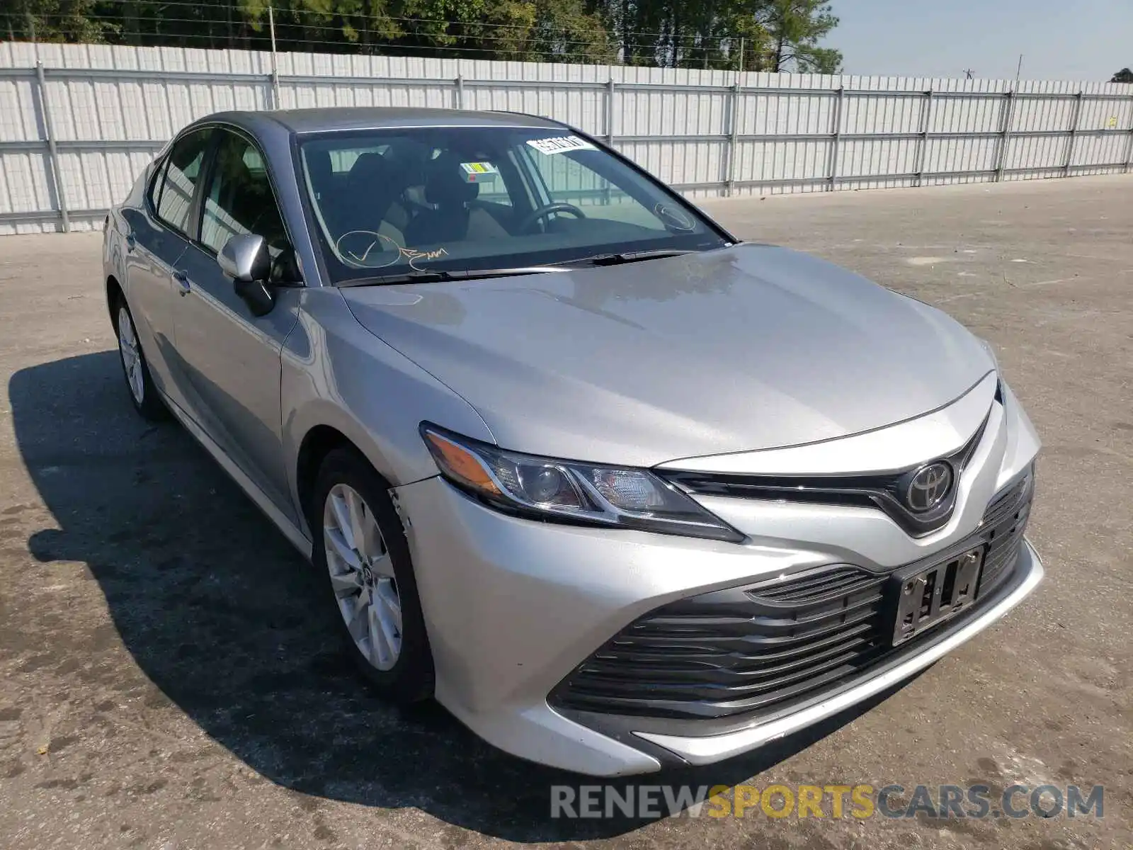 1 Photograph of a damaged car 4T1B11HK7KU239845 TOYOTA CAMRY 2019