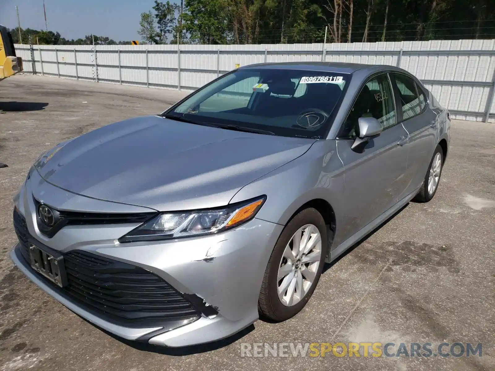 2 Photograph of a damaged car 4T1B11HK7KU239845 TOYOTA CAMRY 2019