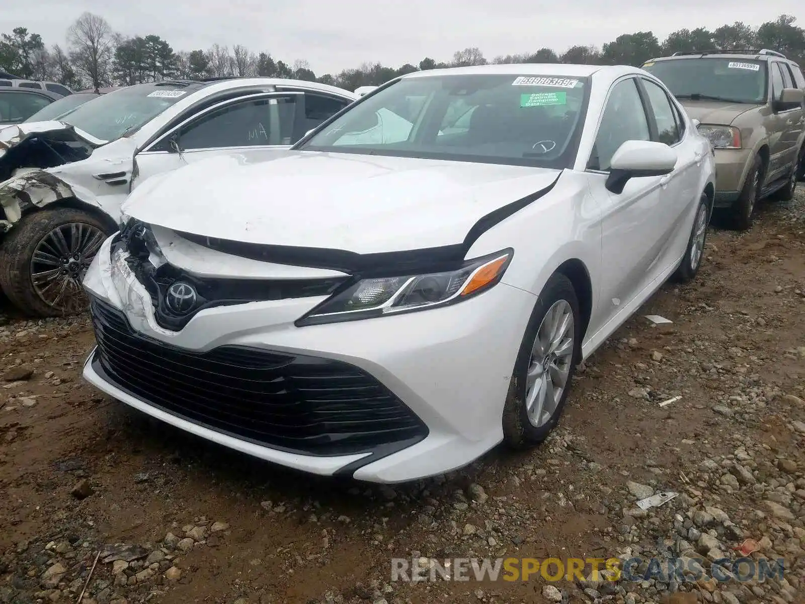 2 Photograph of a damaged car 4T1B11HK7KU240834 TOYOTA CAMRY 2019