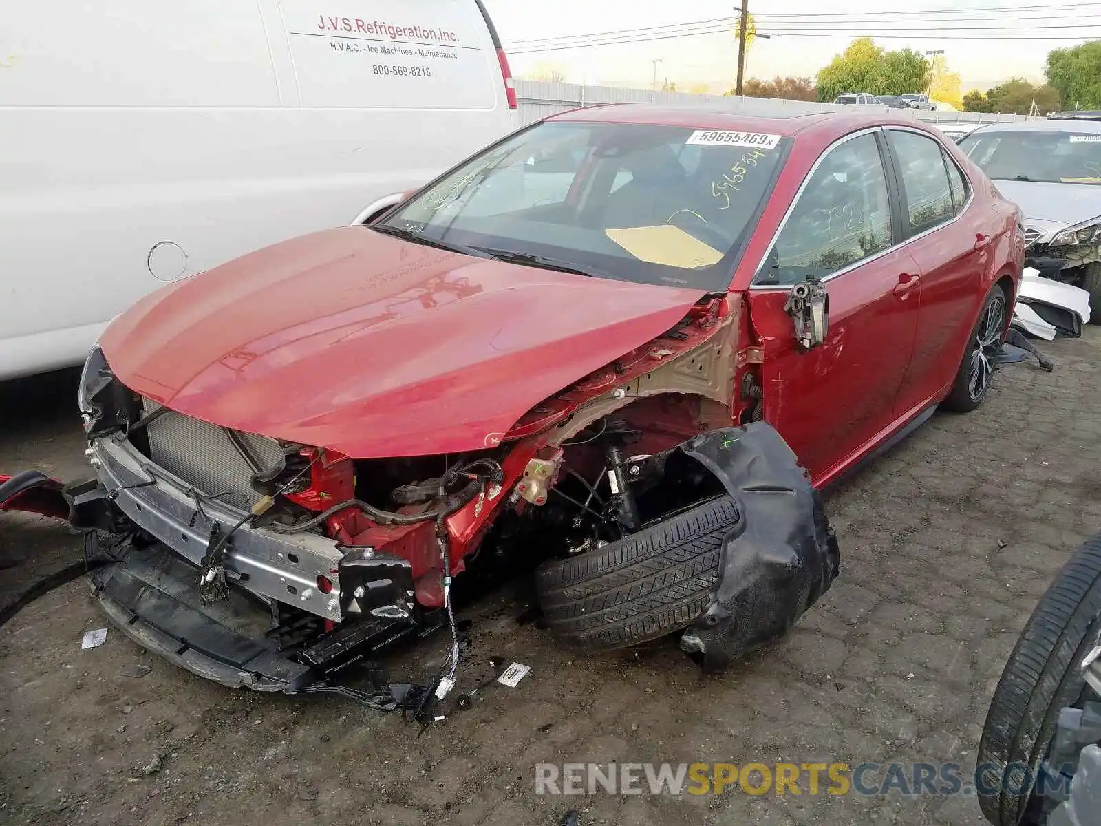 2 Photograph of a damaged car 4T1B11HK7KU240915 TOYOTA CAMRY 2019