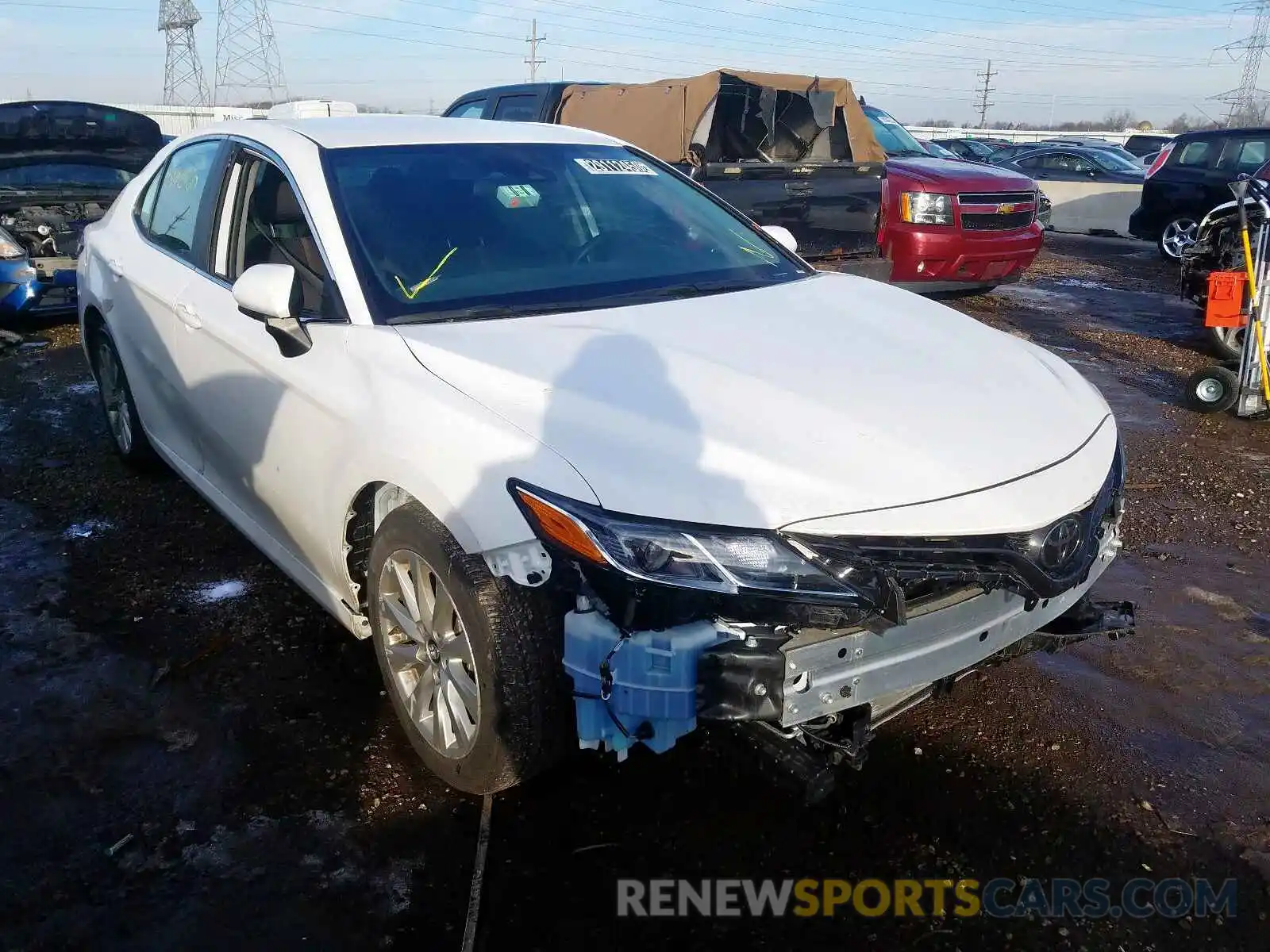 1 Photograph of a damaged car 4T1B11HK7KU241529 TOYOTA CAMRY 2019