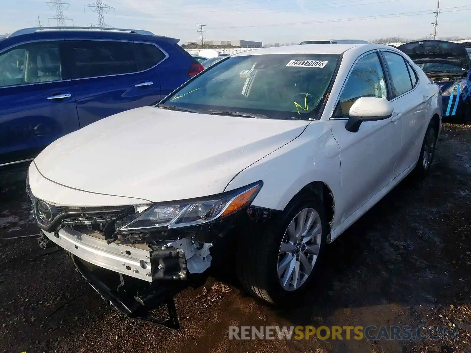 2 Photograph of a damaged car 4T1B11HK7KU241529 TOYOTA CAMRY 2019