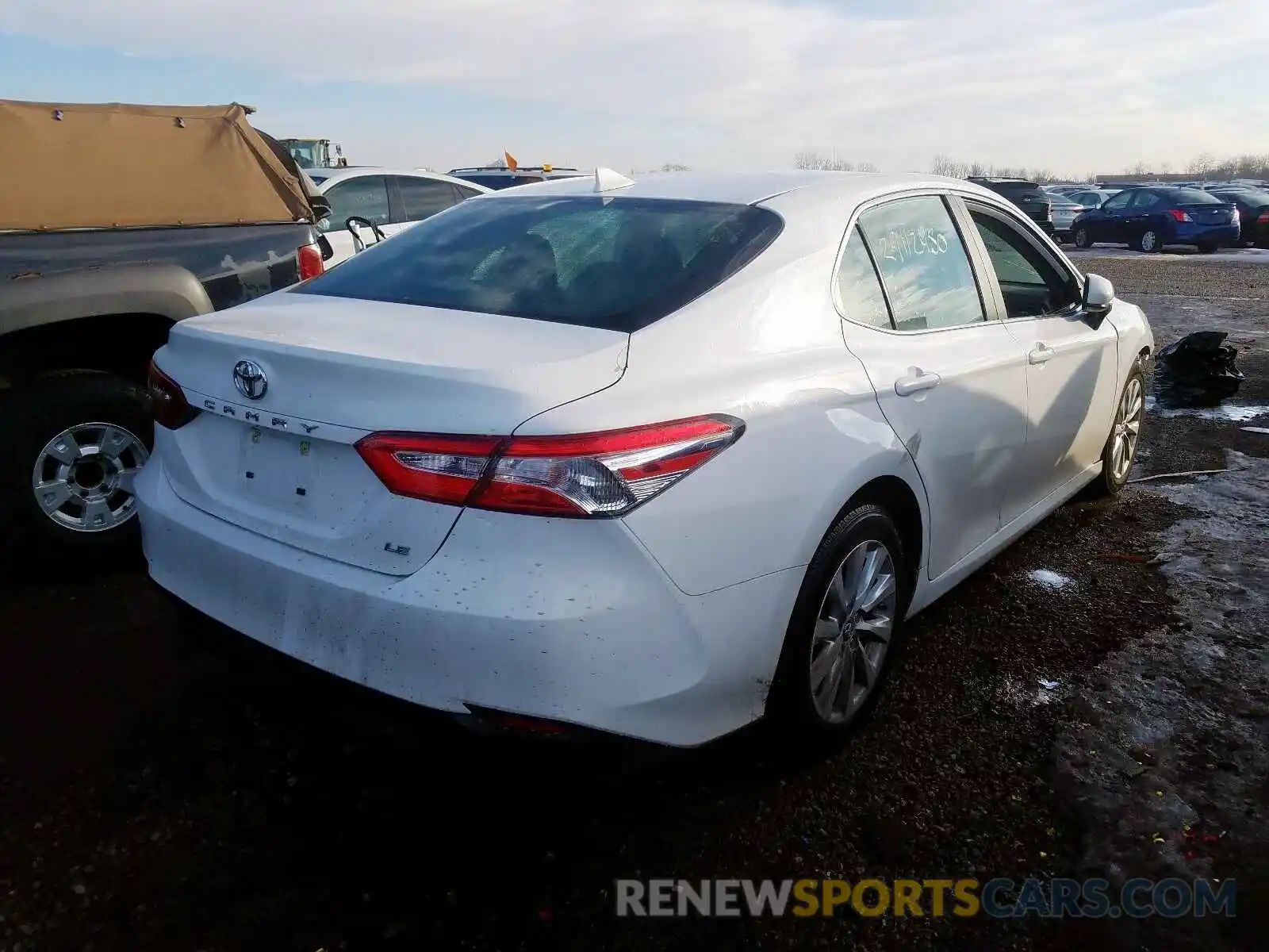 4 Photograph of a damaged car 4T1B11HK7KU241529 TOYOTA CAMRY 2019