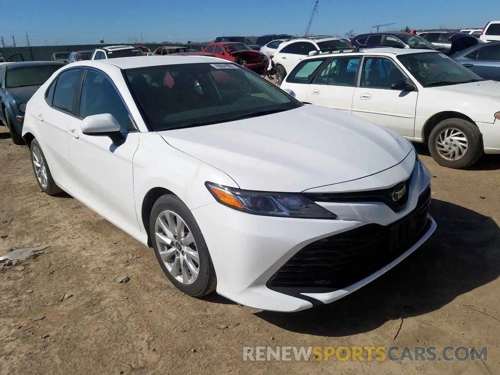 1 Photograph of a damaged car 4T1B11HK7KU241577 TOYOTA CAMRY 2019