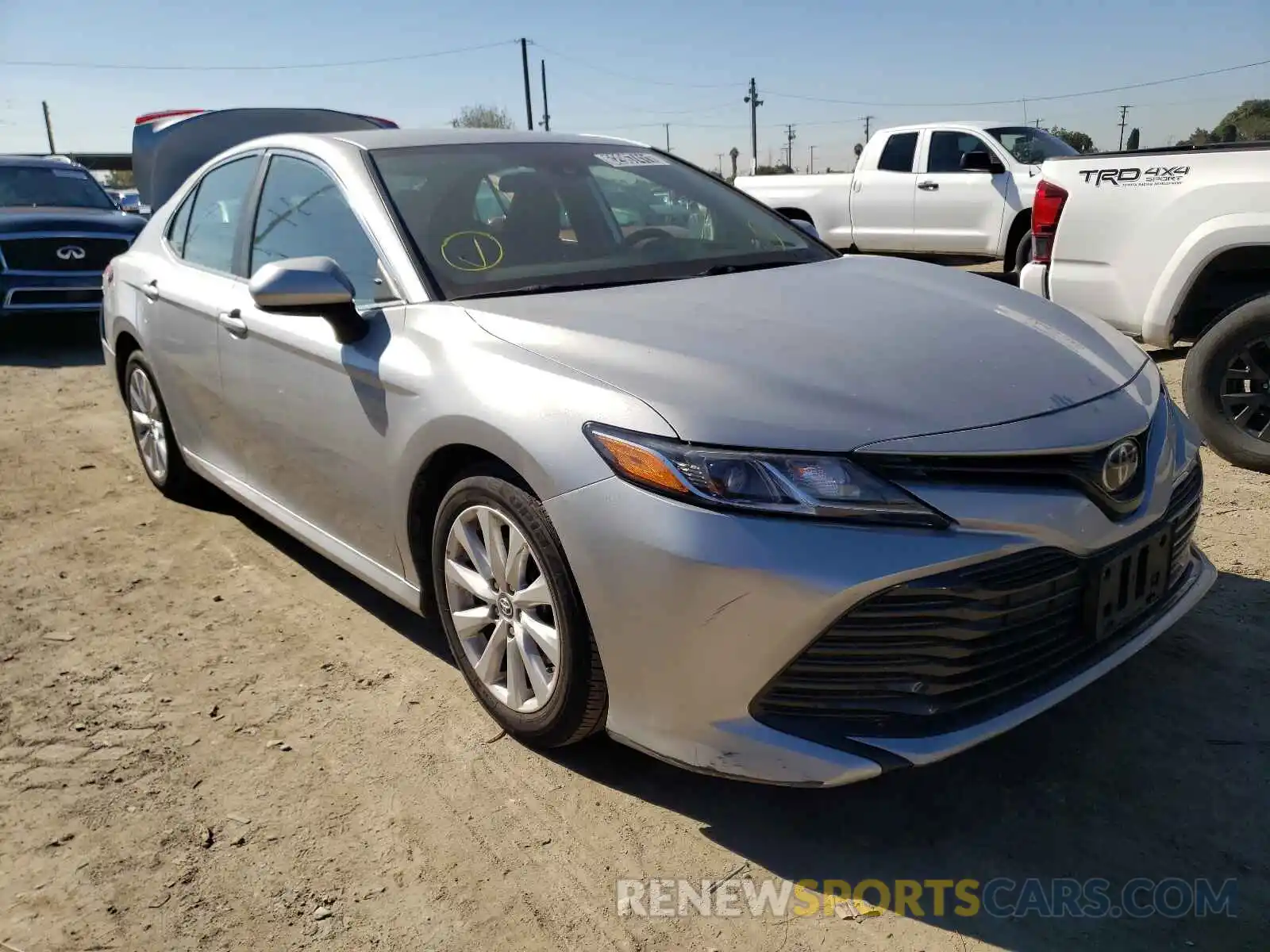 1 Photograph of a damaged car 4T1B11HK7KU242096 TOYOTA CAMRY 2019