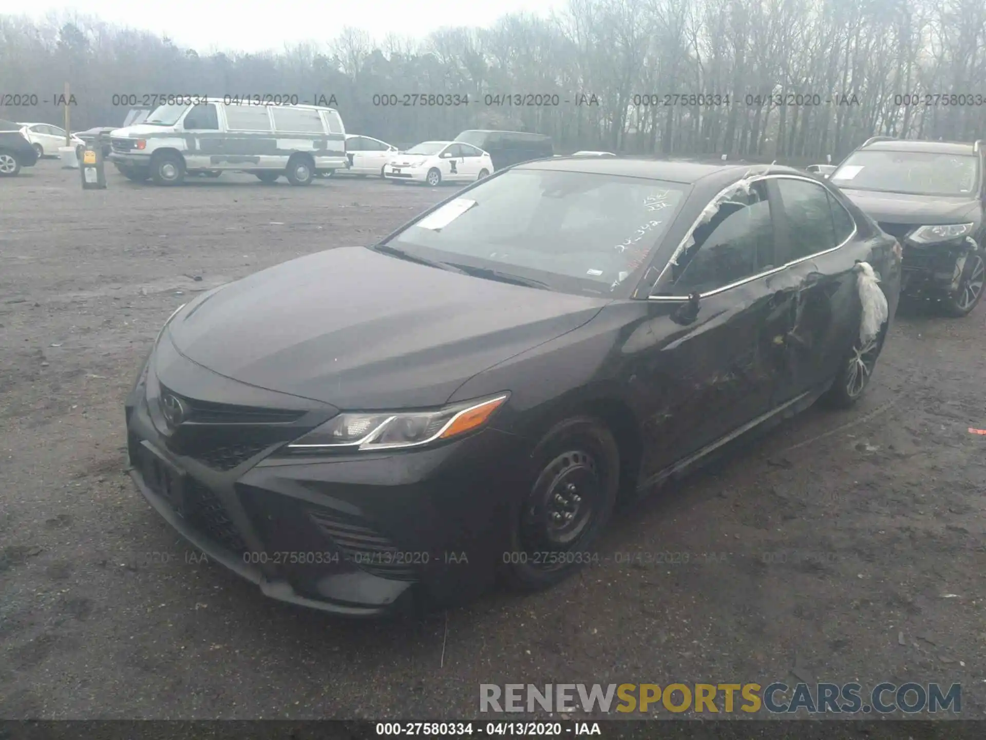 2 Photograph of a damaged car 4T1B11HK7KU242342 TOYOTA CAMRY 2019