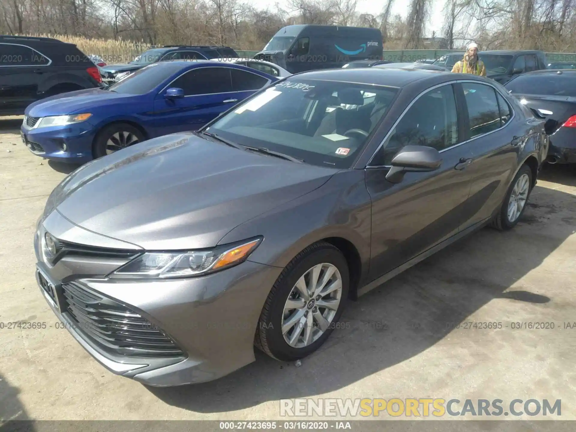 2 Photograph of a damaged car 4T1B11HK7KU242924 TOYOTA CAMRY 2019