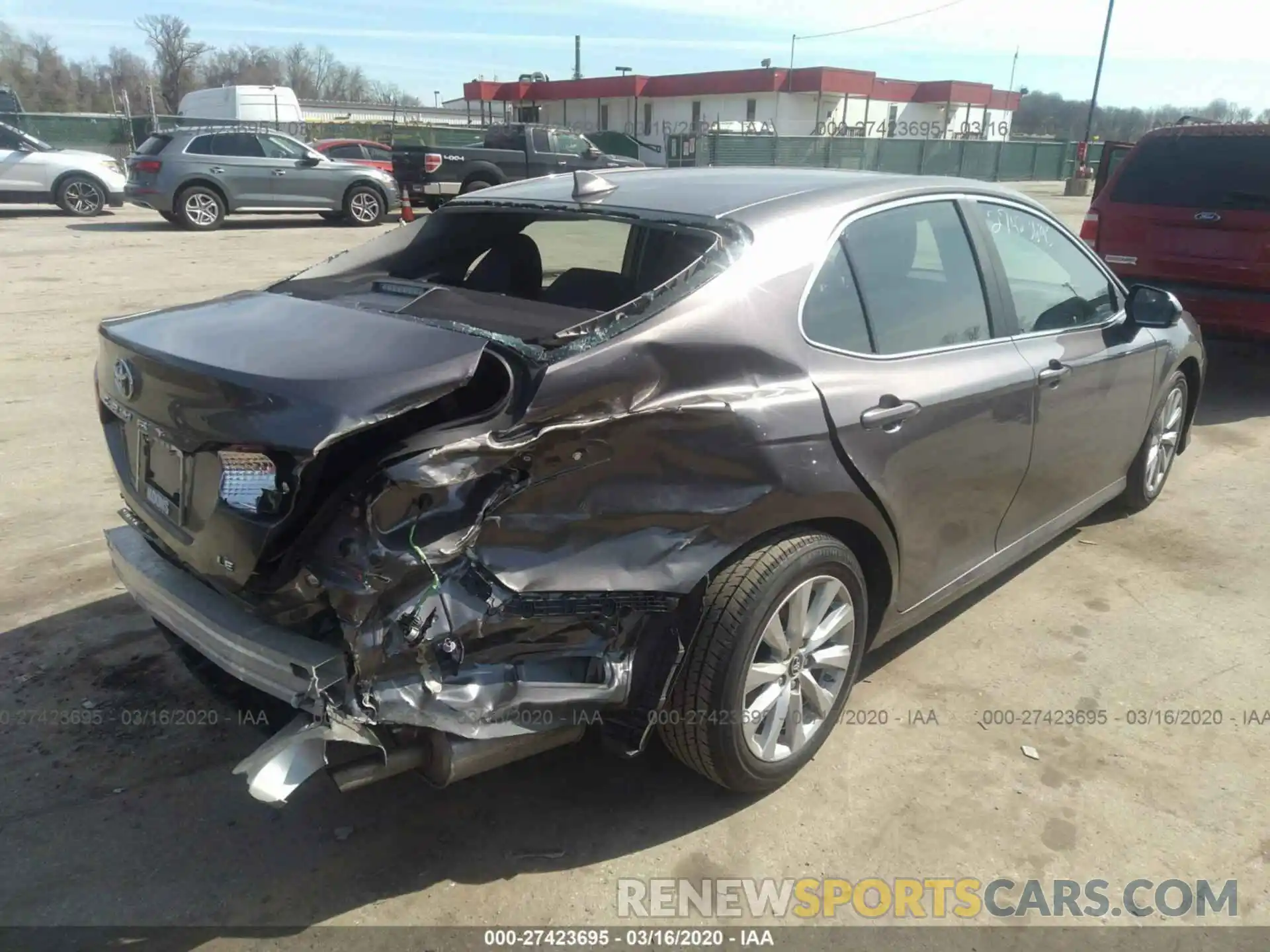 4 Photograph of a damaged car 4T1B11HK7KU242924 TOYOTA CAMRY 2019