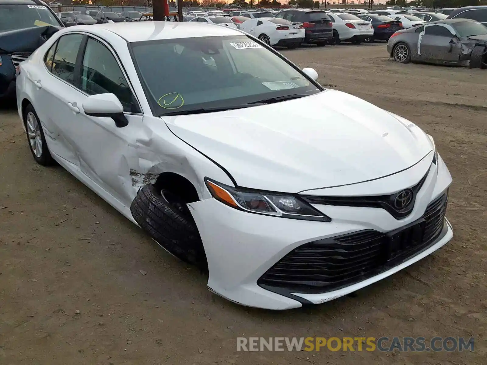 1 Photograph of a damaged car 4T1B11HK7KU243412 TOYOTA CAMRY 2019