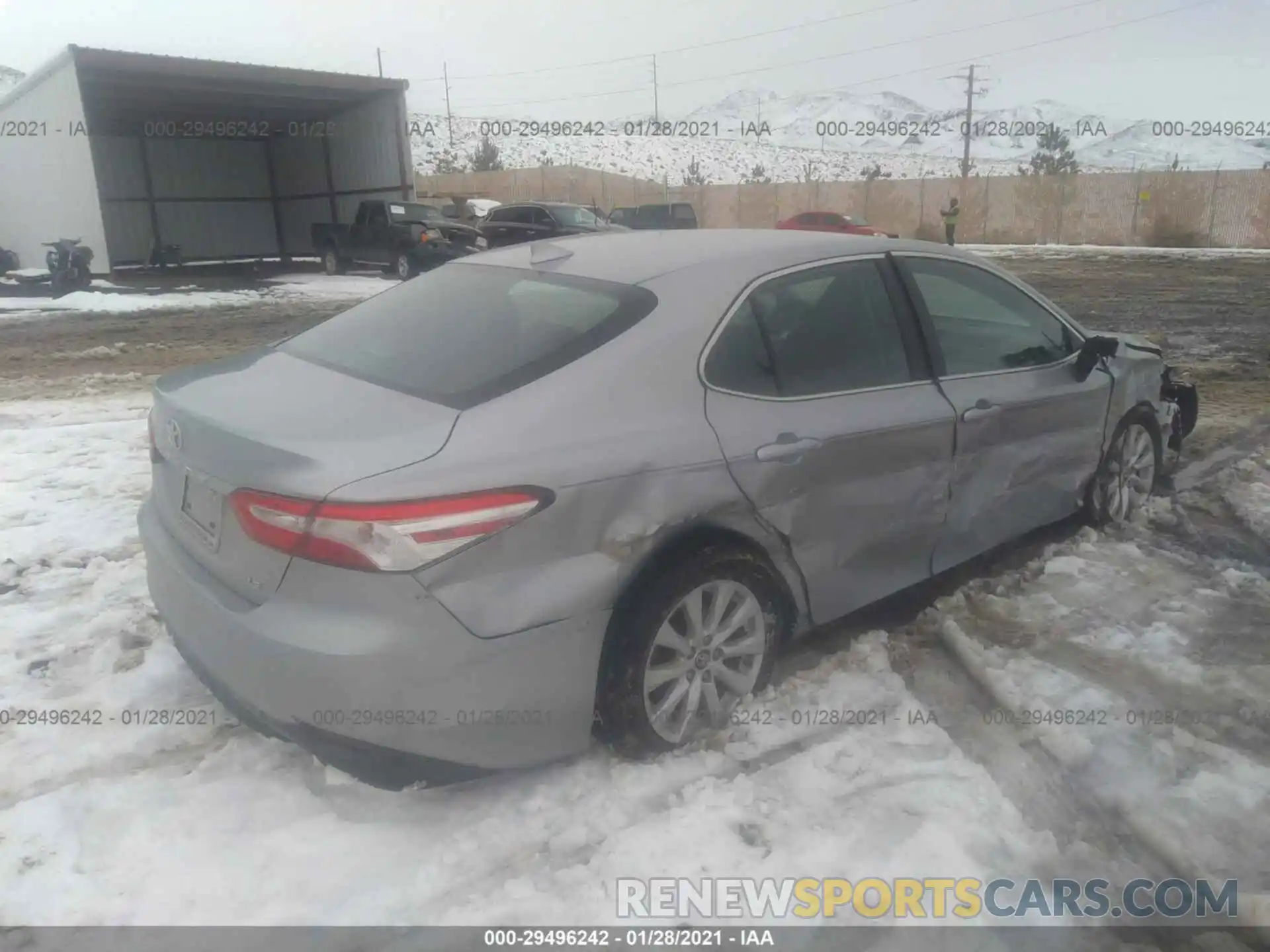 4 Фотография поврежденного автомобиля 4T1B11HK7KU243460 TOYOTA CAMRY 2019