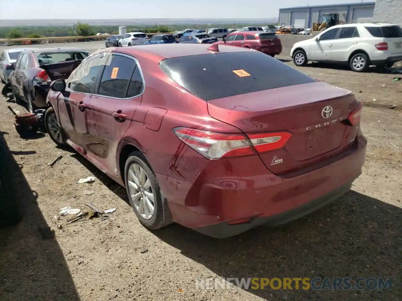 3 Фотография поврежденного автомобиля 4T1B11HK7KU243541 TOYOTA CAMRY 2019