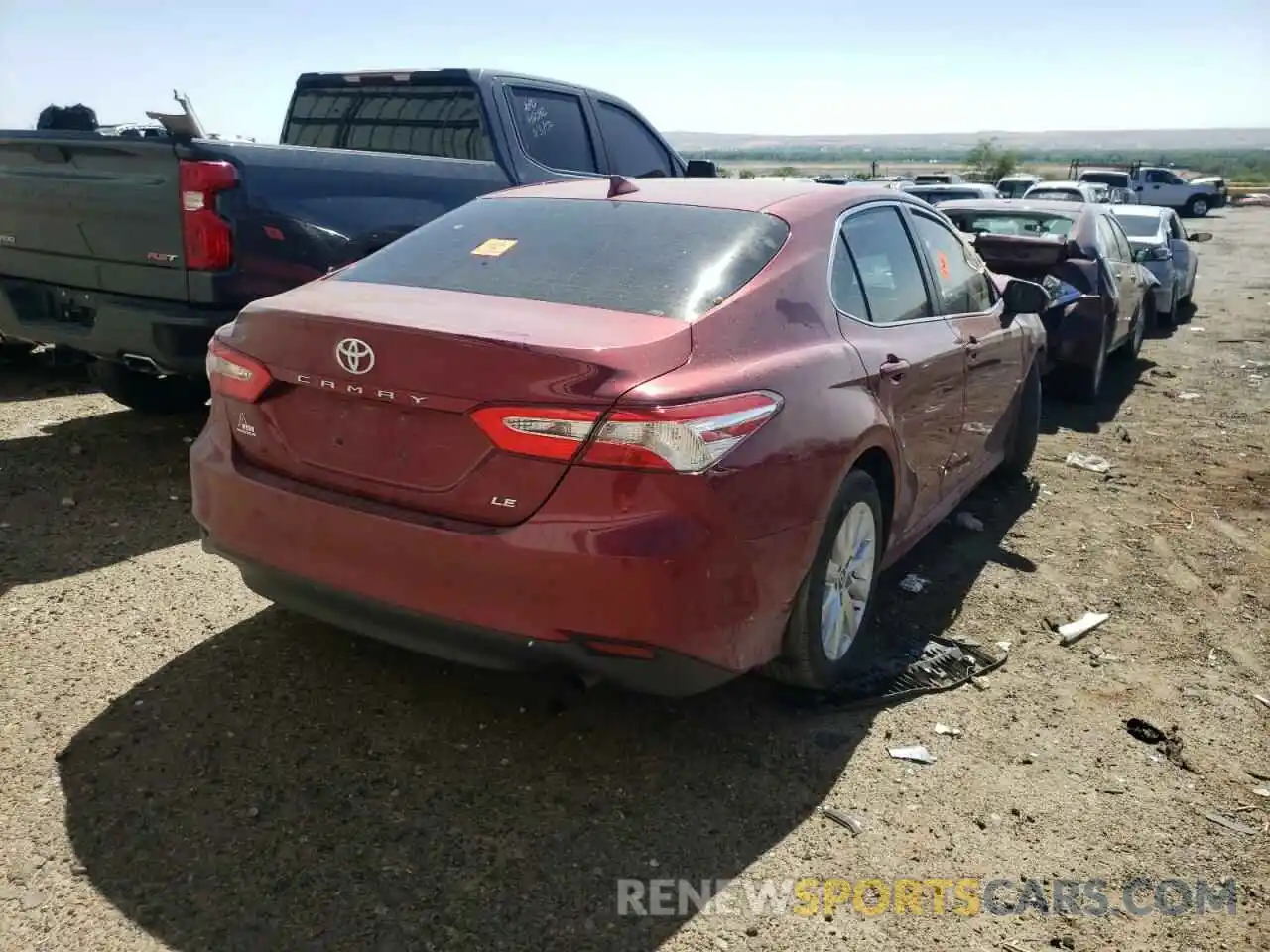 4 Photograph of a damaged car 4T1B11HK7KU243541 TOYOTA CAMRY 2019