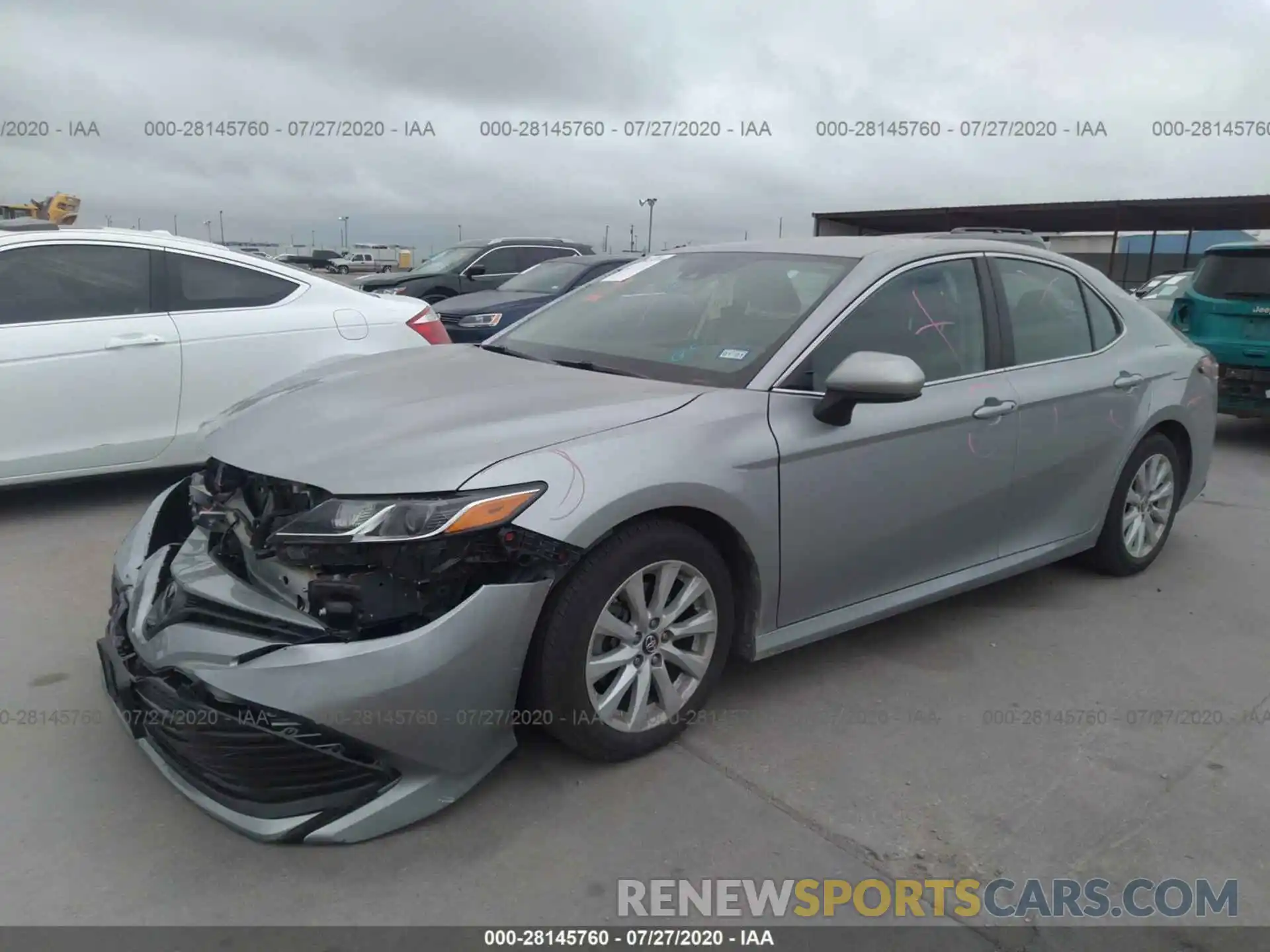 2 Photograph of a damaged car 4T1B11HK7KU244088 TOYOTA CAMRY 2019