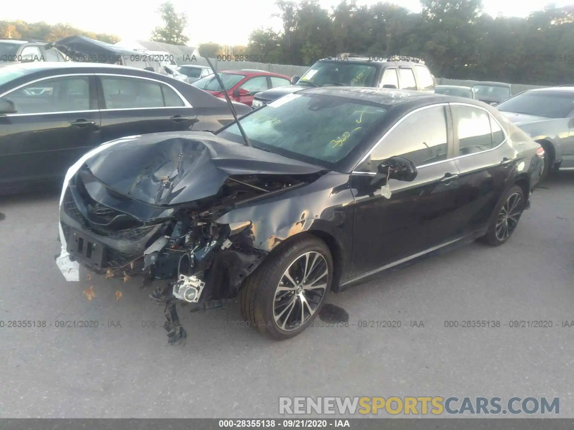 2 Photograph of a damaged car 4T1B11HK7KU244611 TOYOTA CAMRY 2019