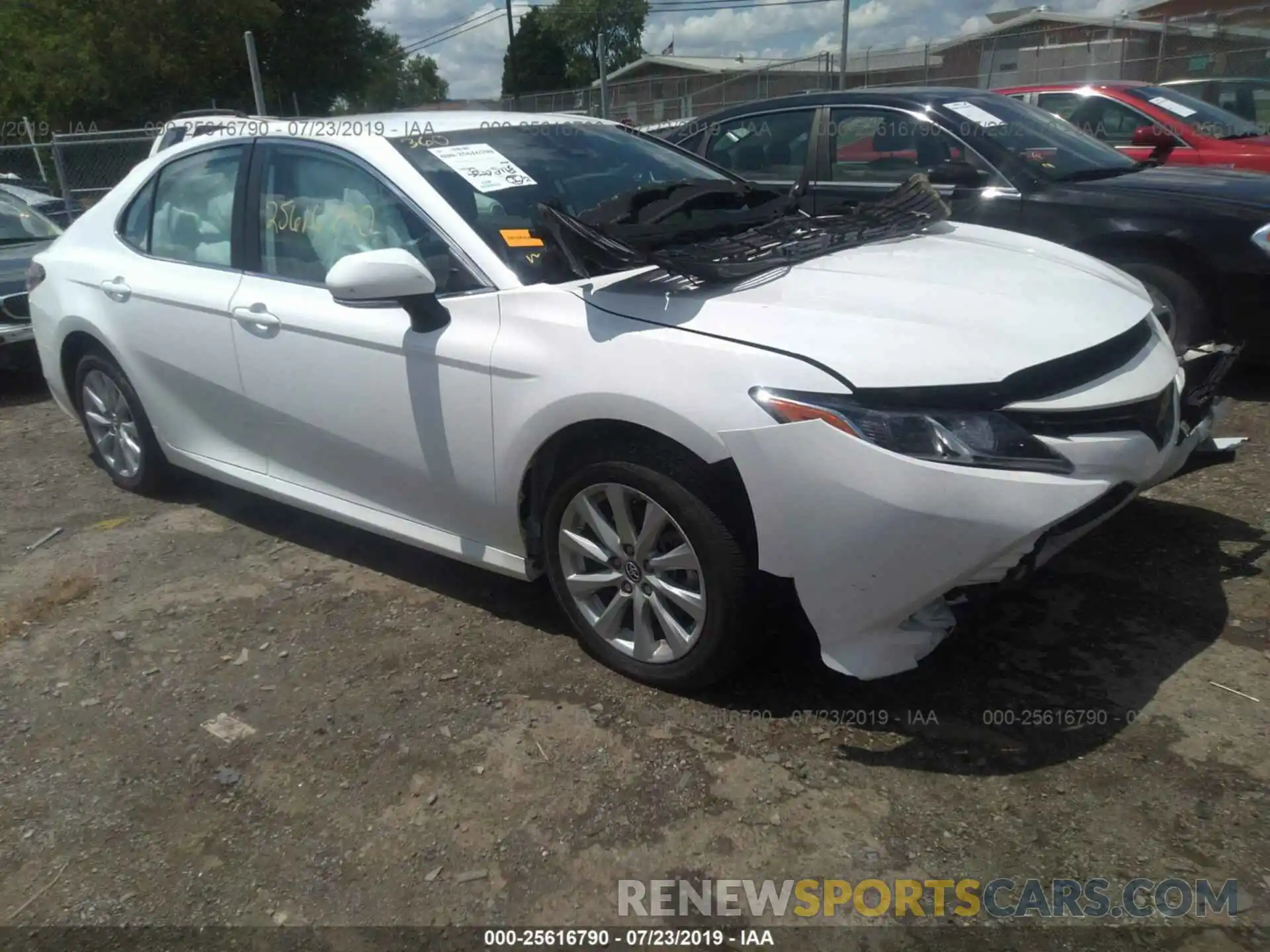 1 Photograph of a damaged car 4T1B11HK7KU244950 TOYOTA CAMRY 2019