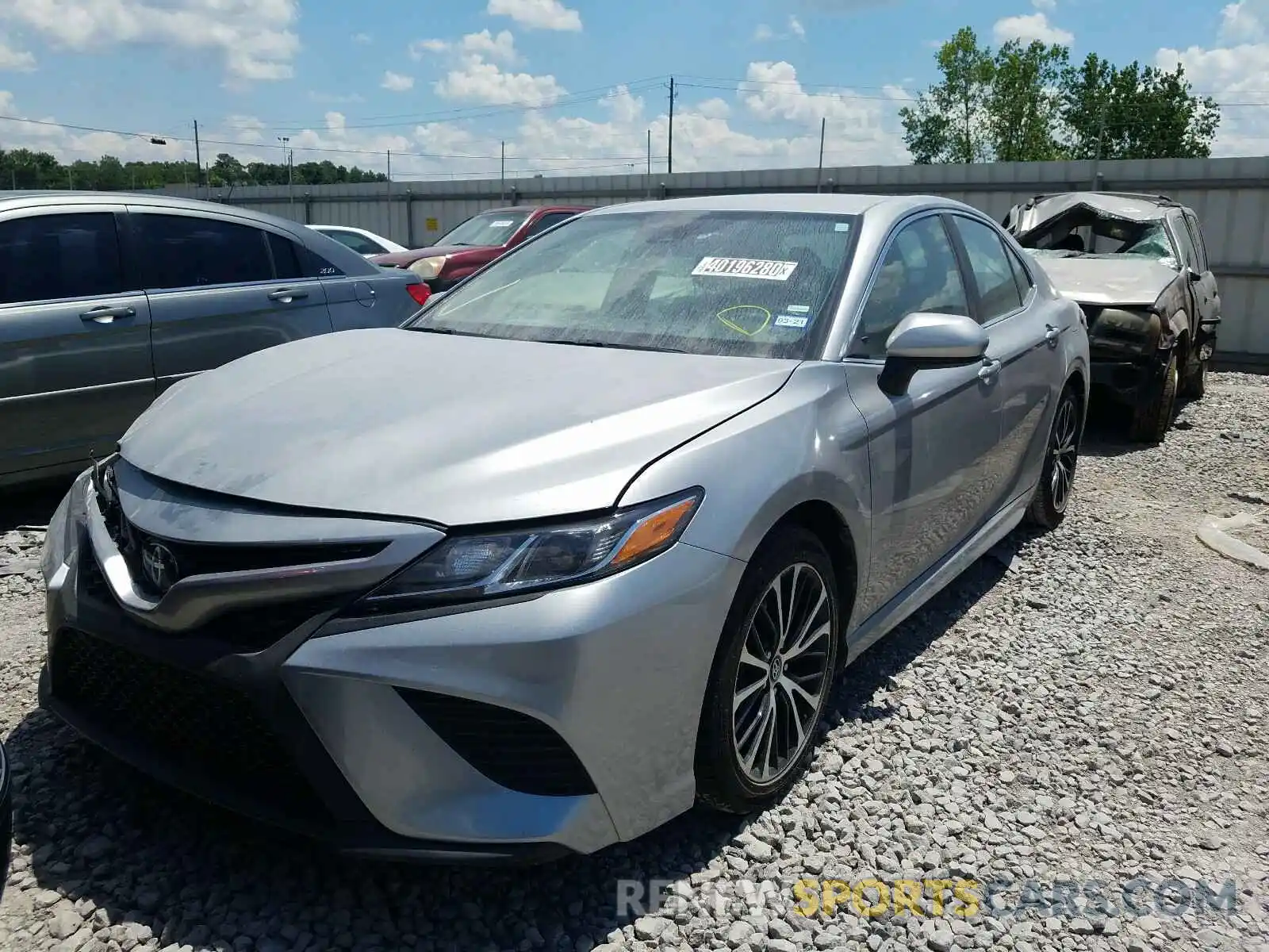 2 Photograph of a damaged car 4T1B11HK7KU245418 TOYOTA CAMRY 2019