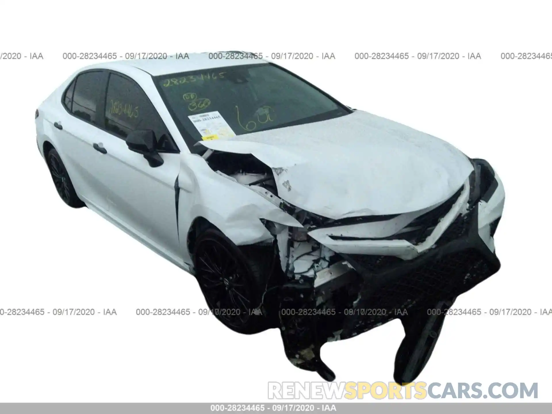 1 Photograph of a damaged car 4T1B11HK7KU246598 TOYOTA CAMRY 2019