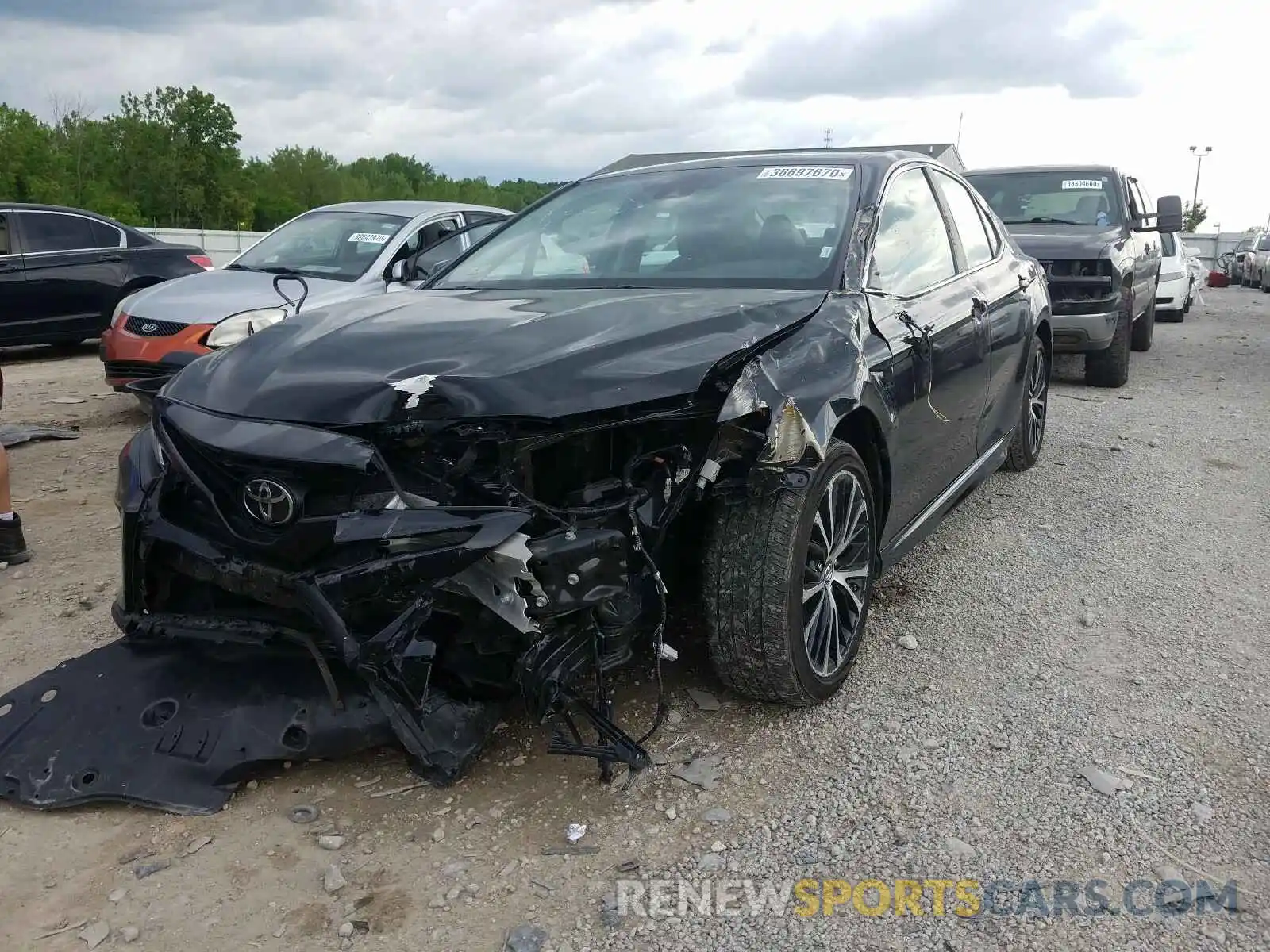 2 Photograph of a damaged car 4T1B11HK7KU246777 TOYOTA CAMRY 2019