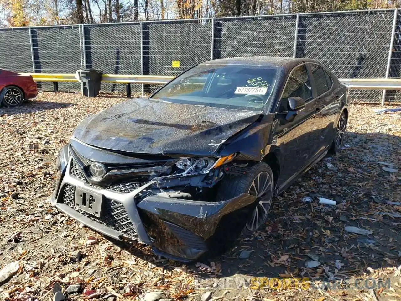 2 Photograph of a damaged car 4T1B11HK7KU248383 TOYOTA CAMRY 2019