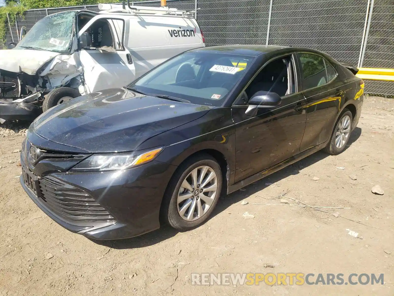 2 Photograph of a damaged car 4T1B11HK7KU248447 TOYOTA CAMRY 2019