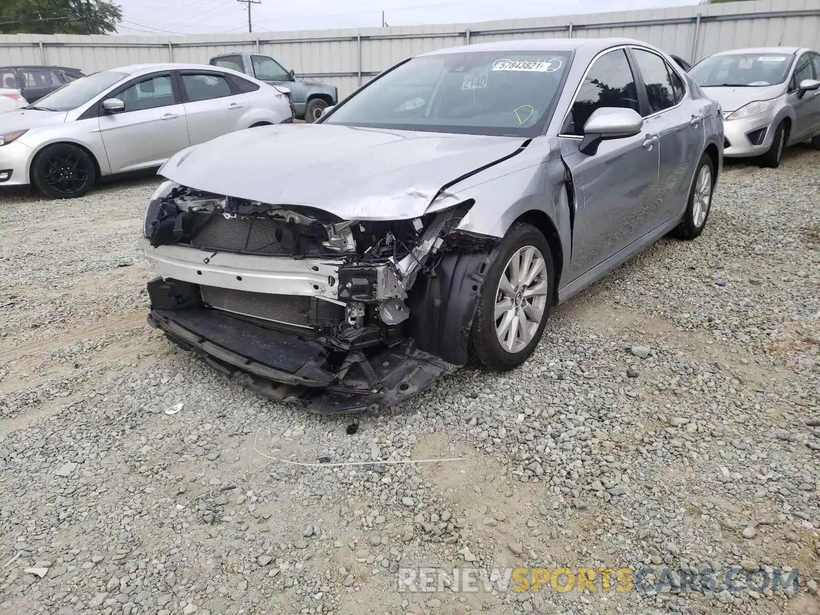 2 Photograph of a damaged car 4T1B11HK7KU250442 TOYOTA CAMRY 2019