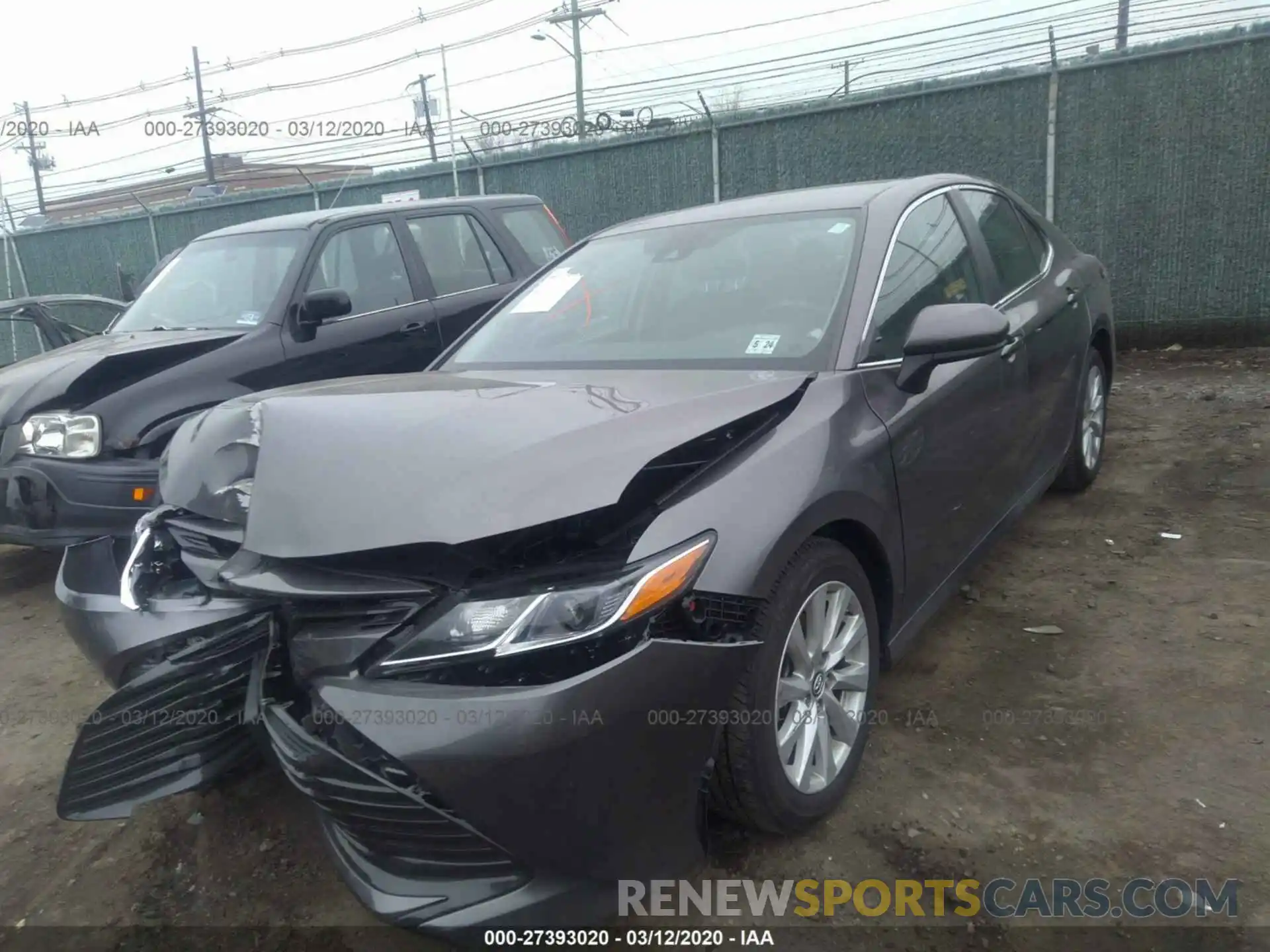 2 Photograph of a damaged car 4T1B11HK7KU252546 TOYOTA CAMRY 2019