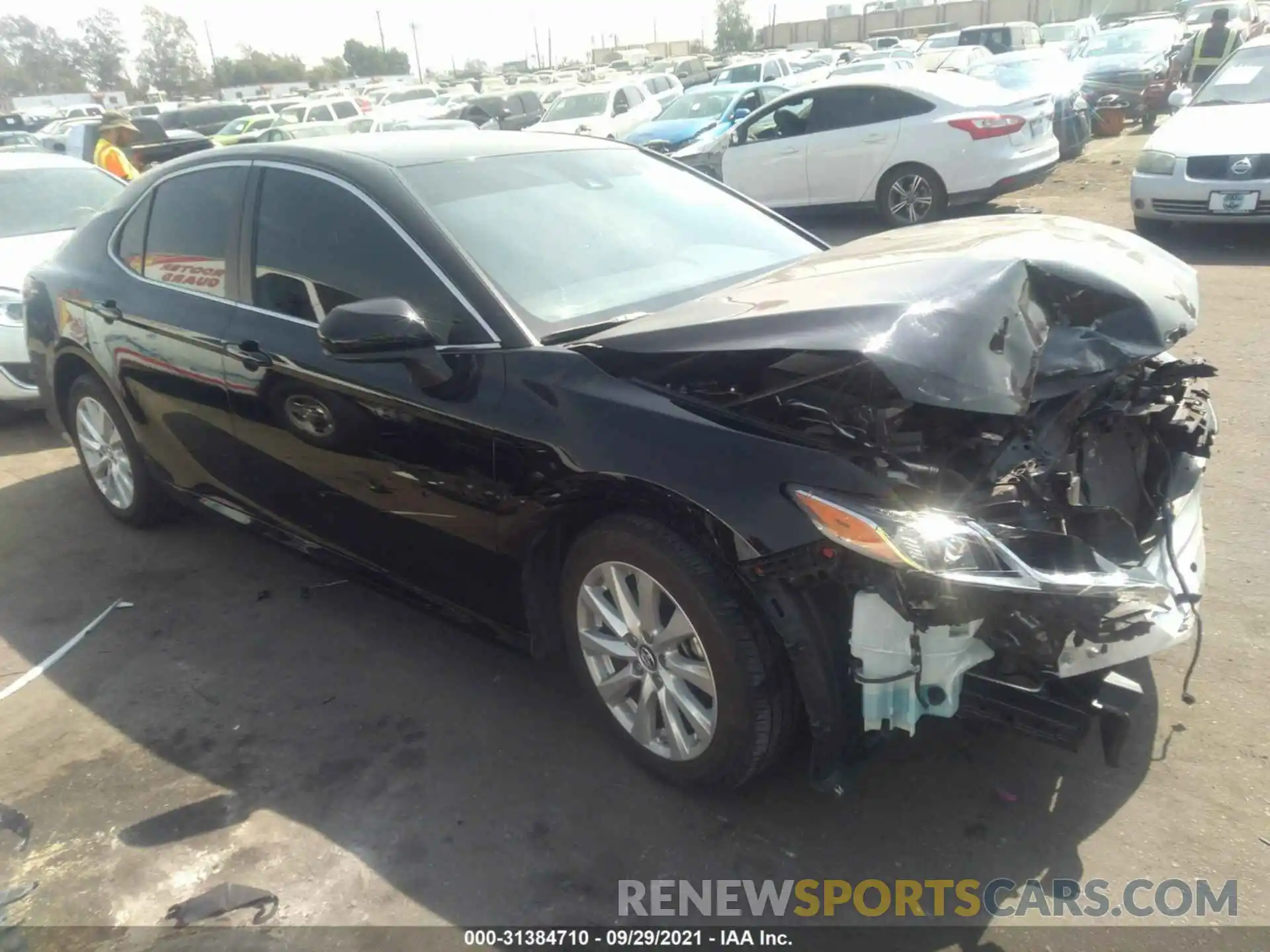 1 Photograph of a damaged car 4T1B11HK7KU252658 TOYOTA CAMRY 2019