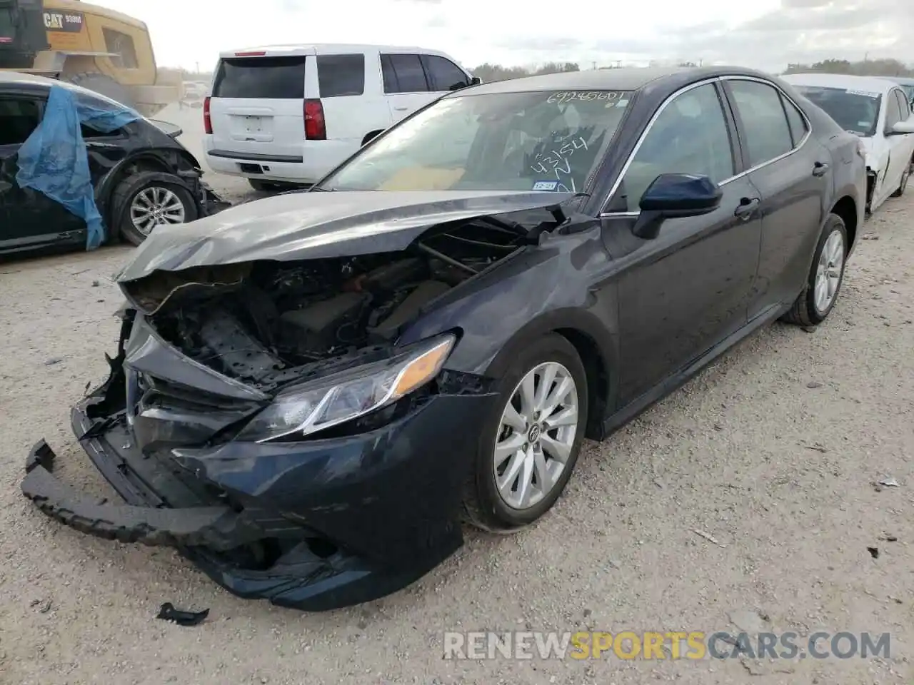 2 Photograph of a damaged car 4T1B11HK7KU254586 TOYOTA CAMRY 2019