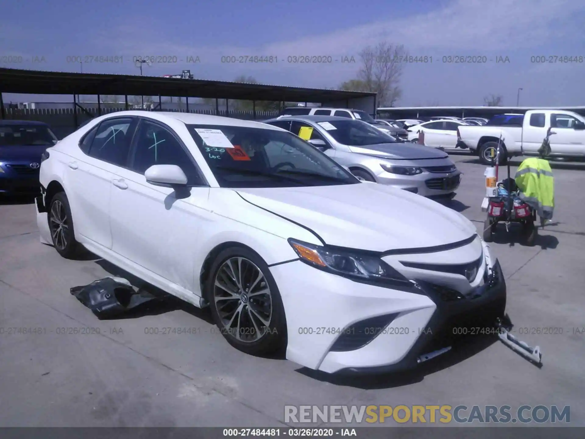 1 Photograph of a damaged car 4T1B11HK7KU254975 TOYOTA CAMRY 2019