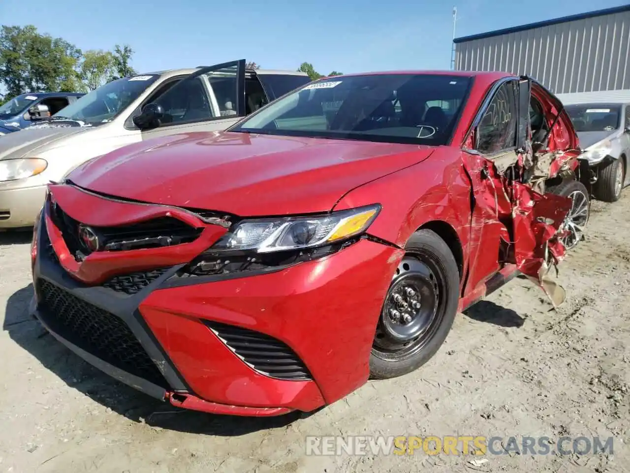 2 Photograph of a damaged car 4T1B11HK7KU255057 TOYOTA CAMRY 2019