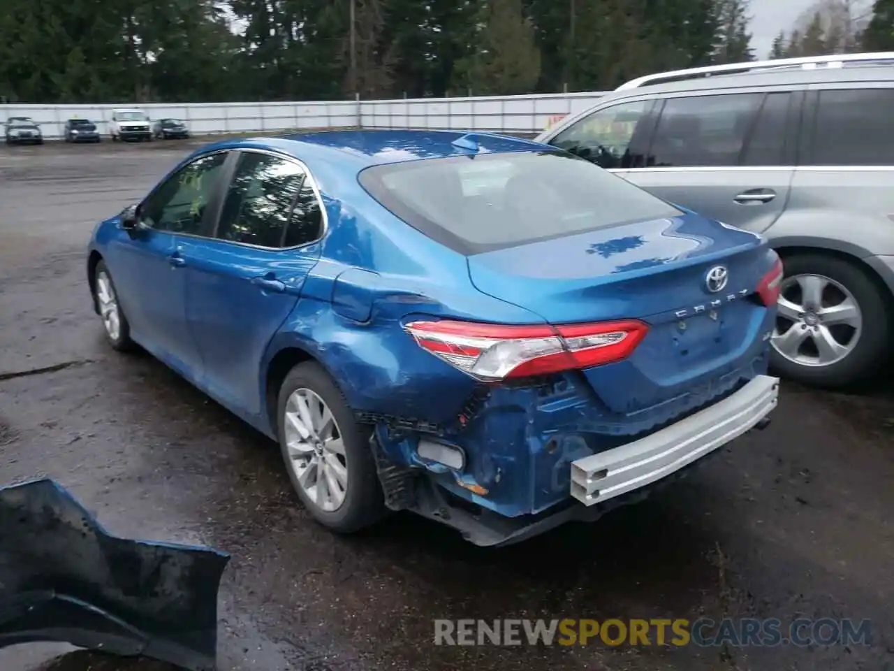 3 Фотография поврежденного автомобиля 4T1B11HK7KU255267 TOYOTA CAMRY 2019