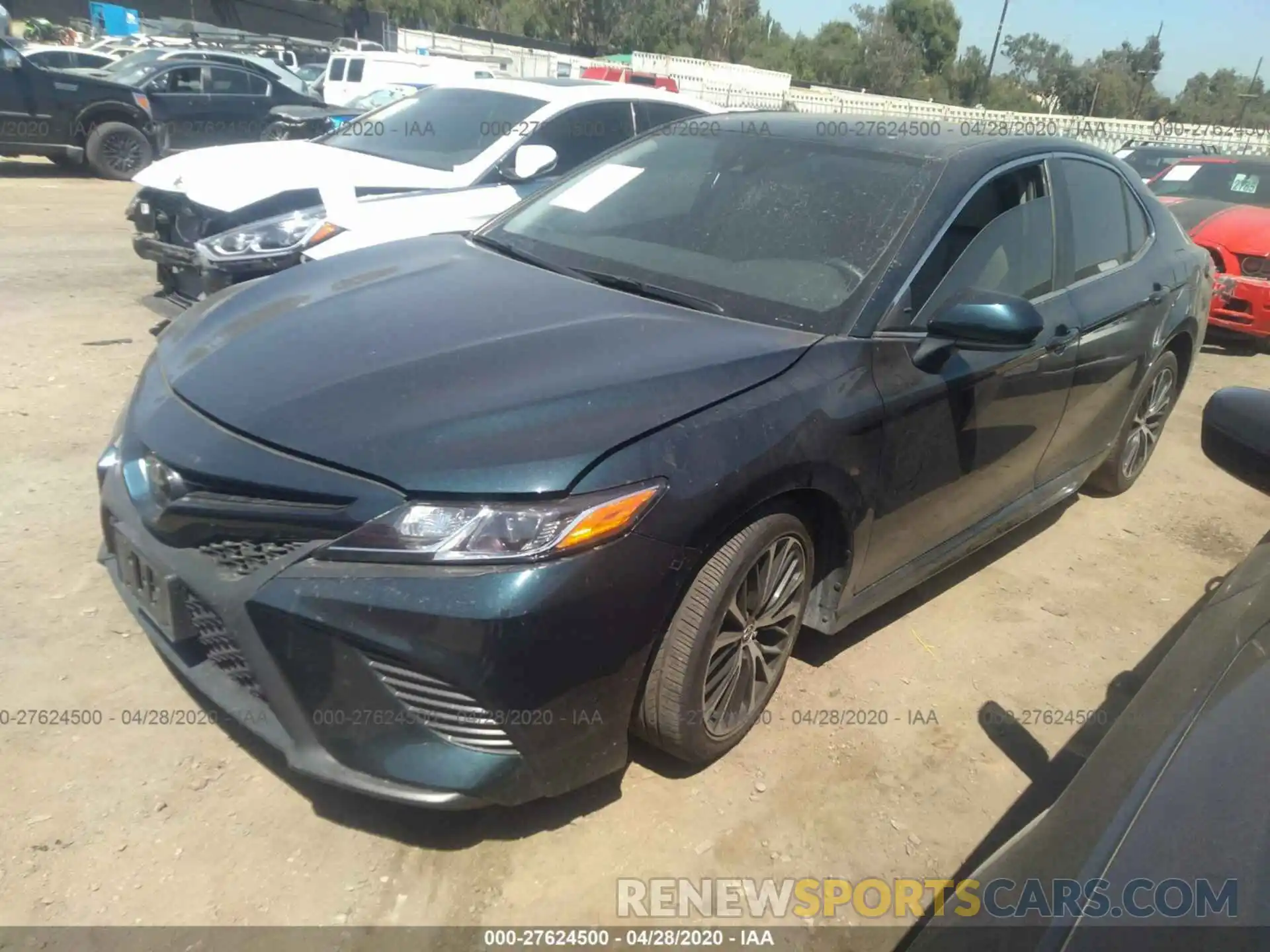 2 Photograph of a damaged car 4T1B11HK7KU255401 TOYOTA CAMRY 2019